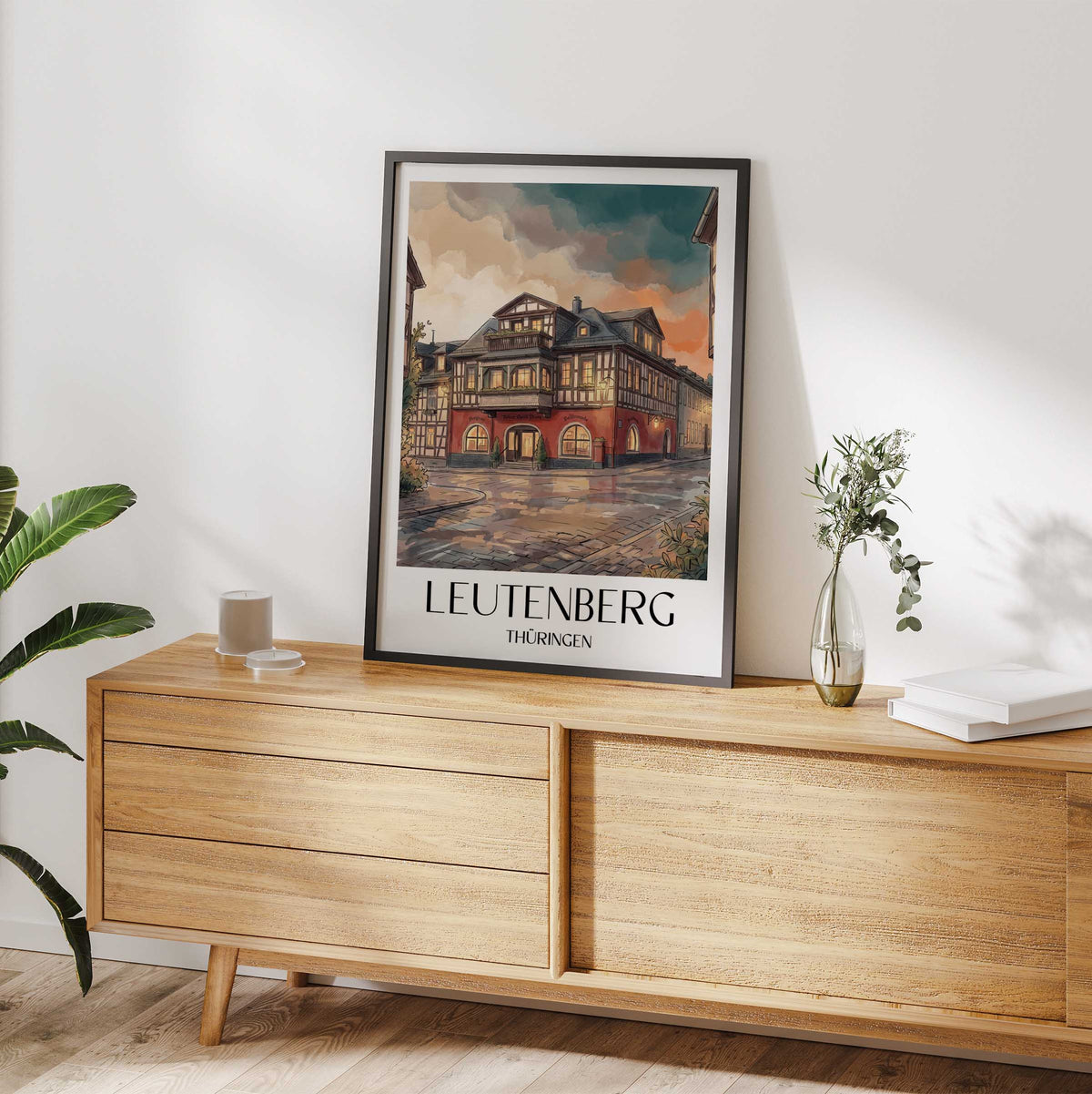 leutenberg-thüringen-deutschland-poster-aquarell