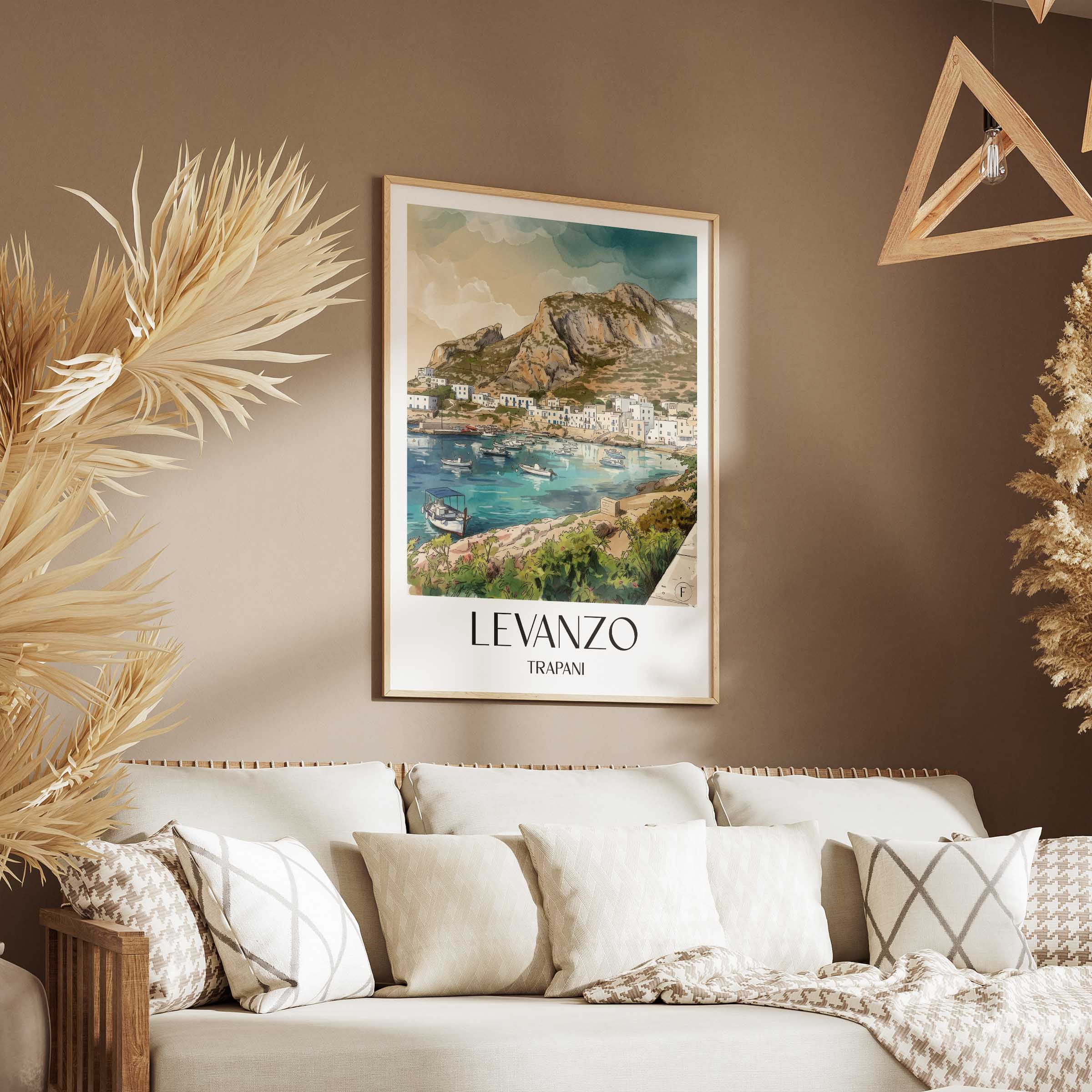 levanzo-trapani-italien-poster-aquarell