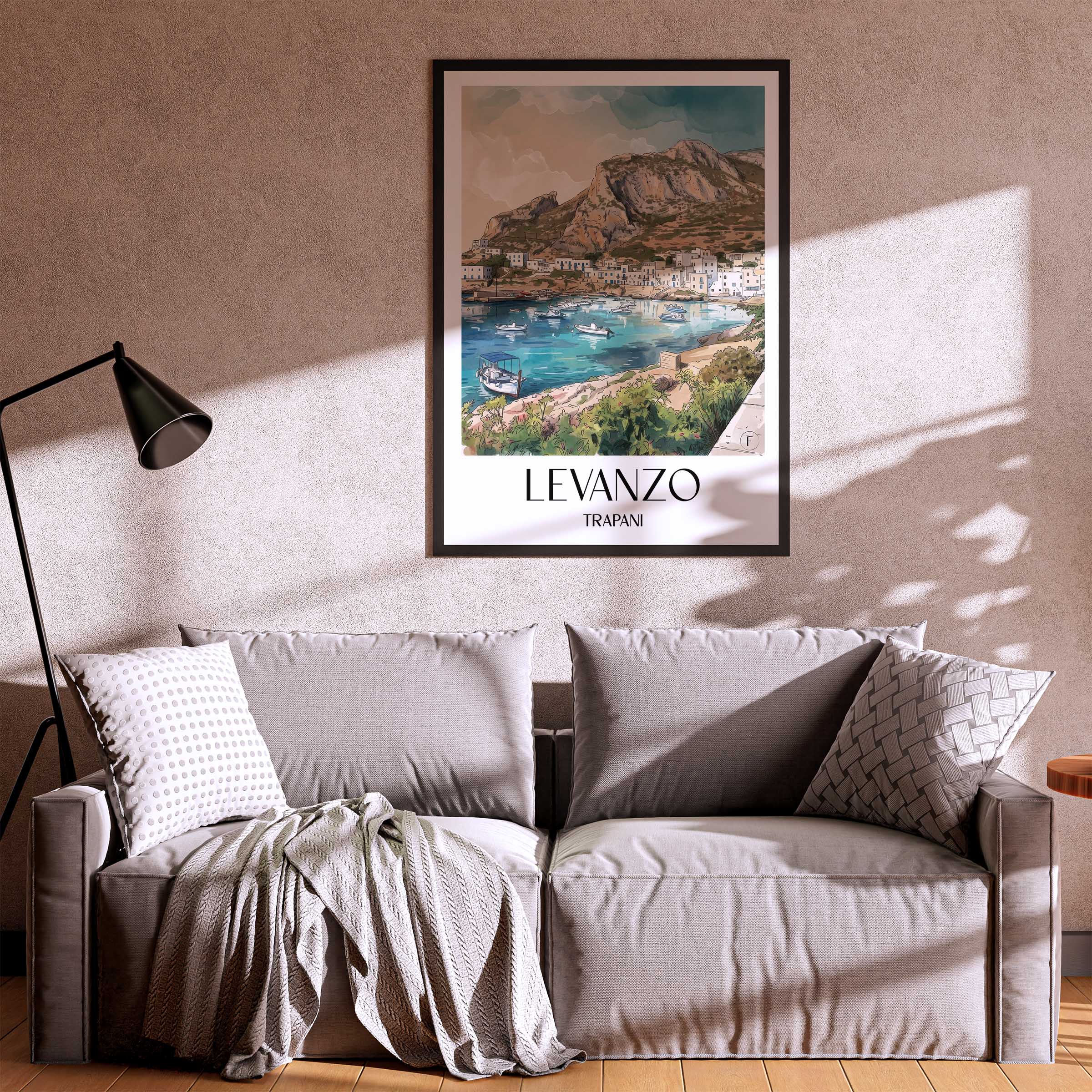 levanzo-trapani-italien-poster-aquarell