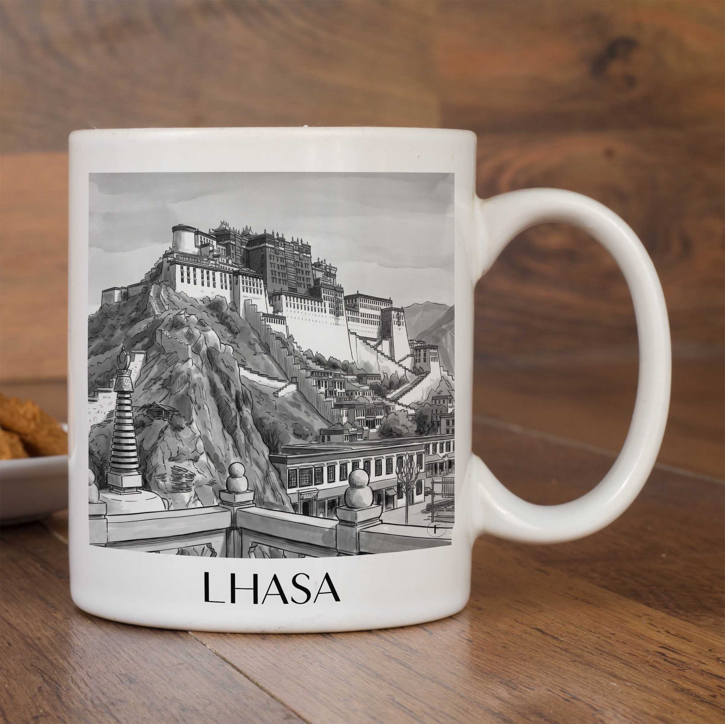 lhasa-china-kaffeebecher-aquarell-schwarz-weiss