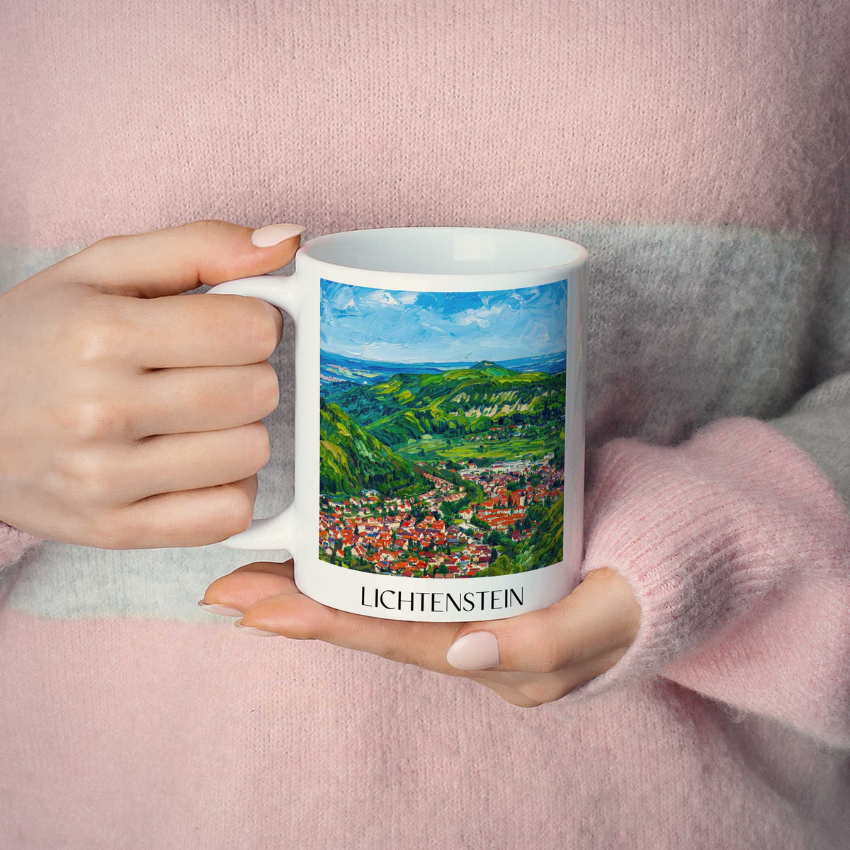 lichtenstein-schwäbische-alb-deutschland-kaffeebecher-oil-painting-oelgemaelde