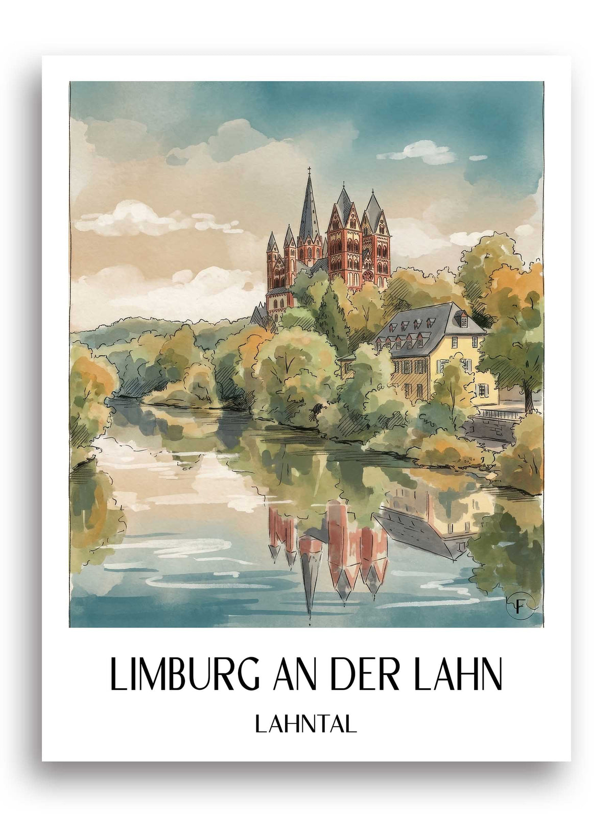 limburg-an-der-lahn-lahntal-deutschland-poster-aquarell
