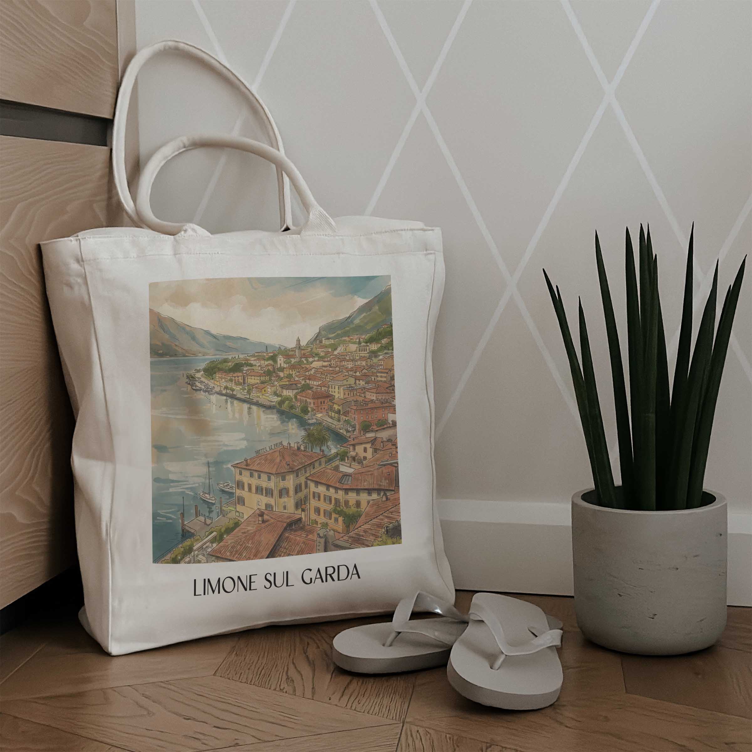 limone-sul-garda-gardasee-italien-einkaufstasche-aquarell