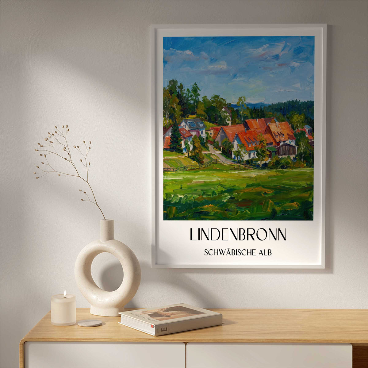 lindenbronn-schwäbische-alb-deutschland-poster-oil-painting-oelgemaelde