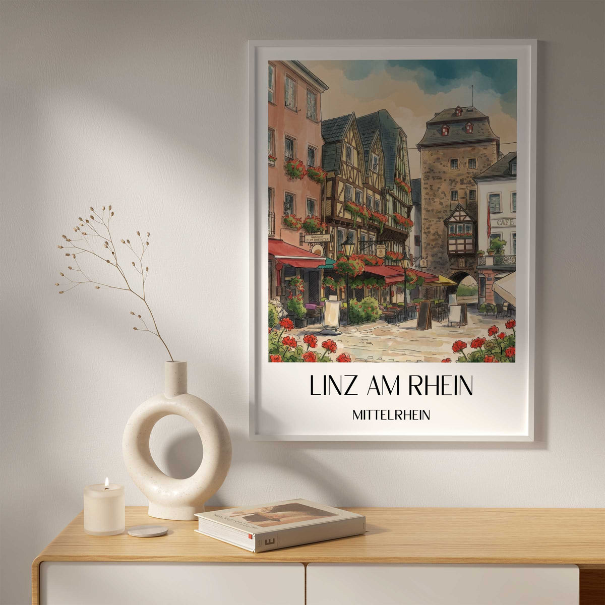 linz-am-rhein-mittelrhein-deutschland-poster-aquarell