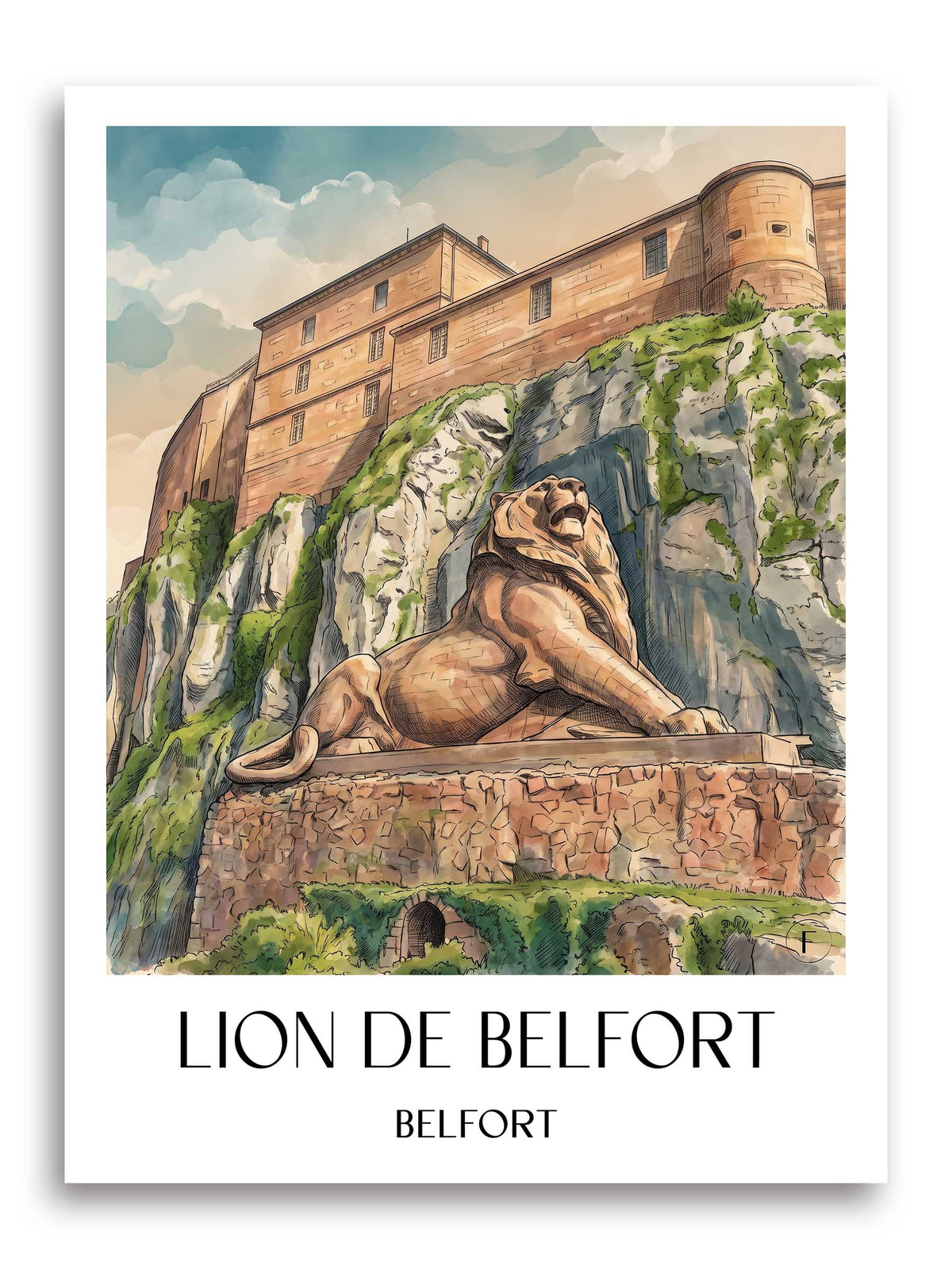 lion-de-belfort-belfort-frankreich-poster-aquarell