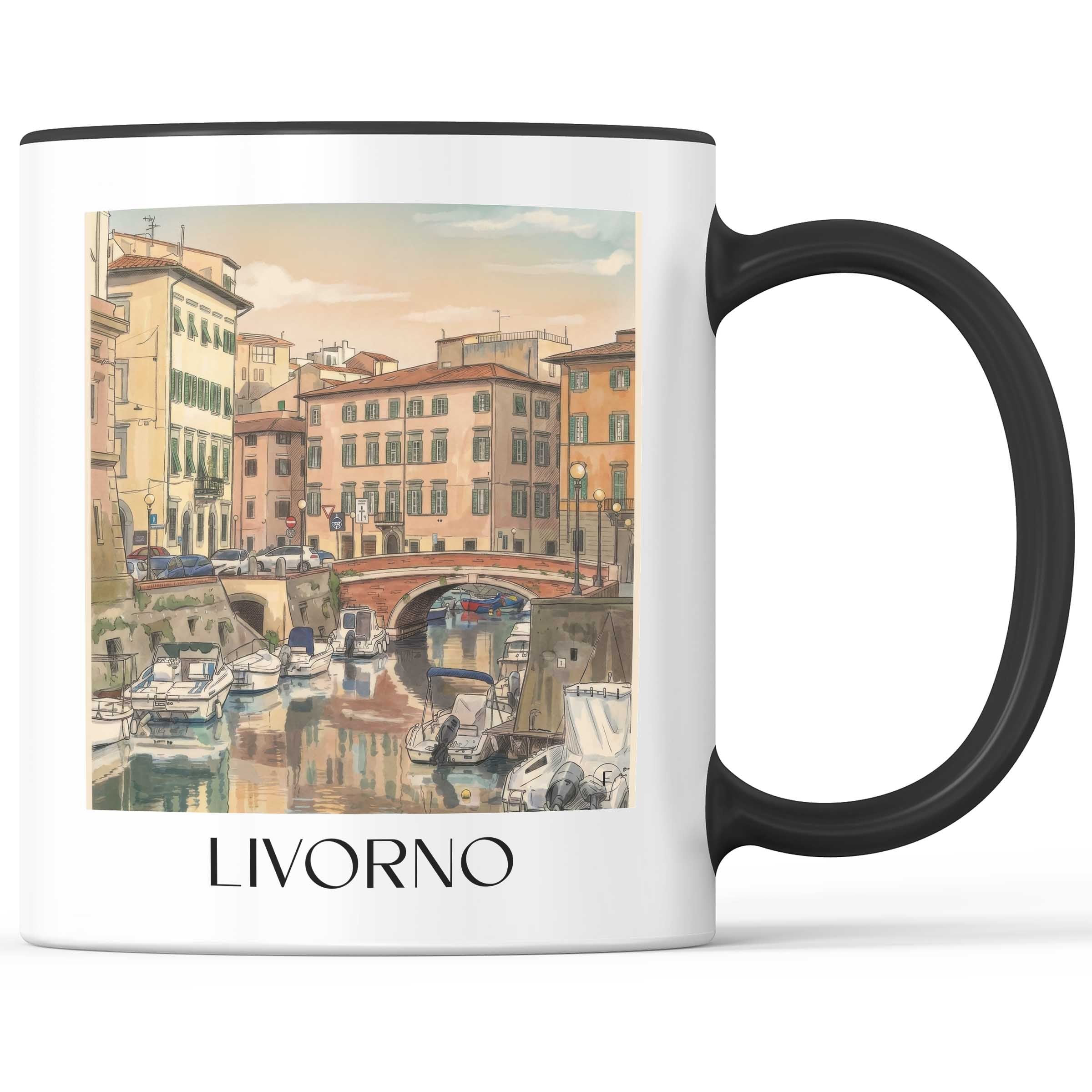 livorno-toskana-italien-kaffeebecher-aquarell
