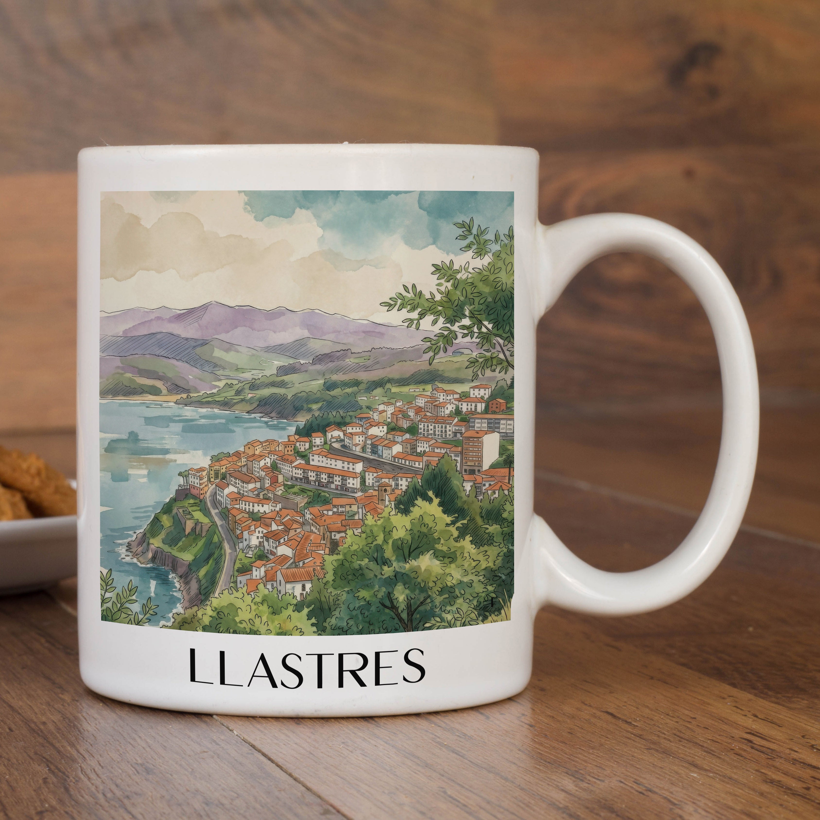 llastres-spanien-spanien-kaffeebecher-aquarell