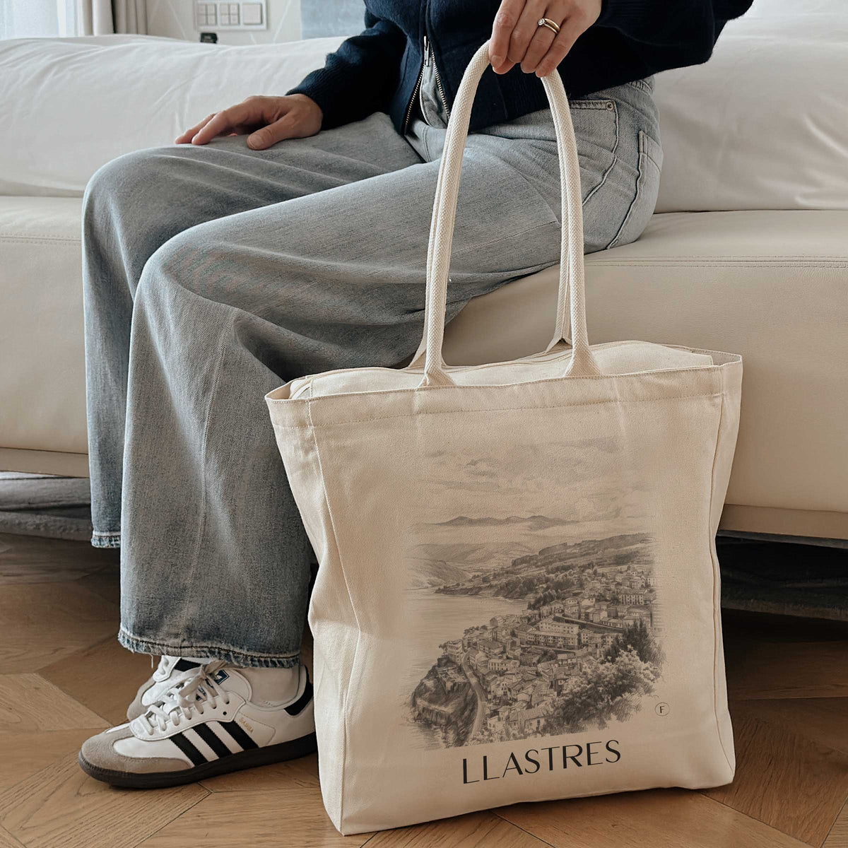 llastres-spanien-spanien-einkaufstasche-bleistift-zeichnung-drawing