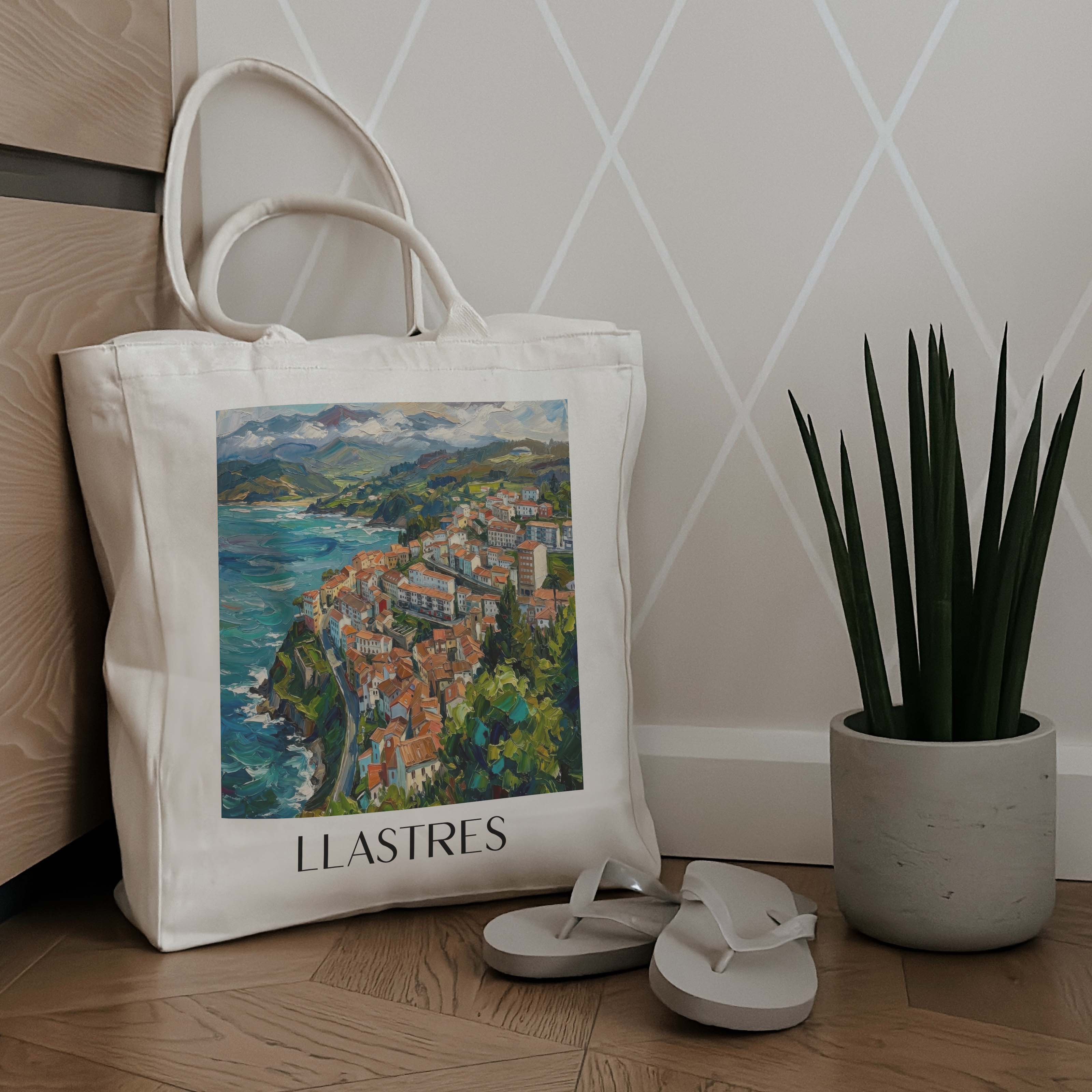 llastres-spanien-spanien-einkaufstasche-oil-painting-oelgemaelde