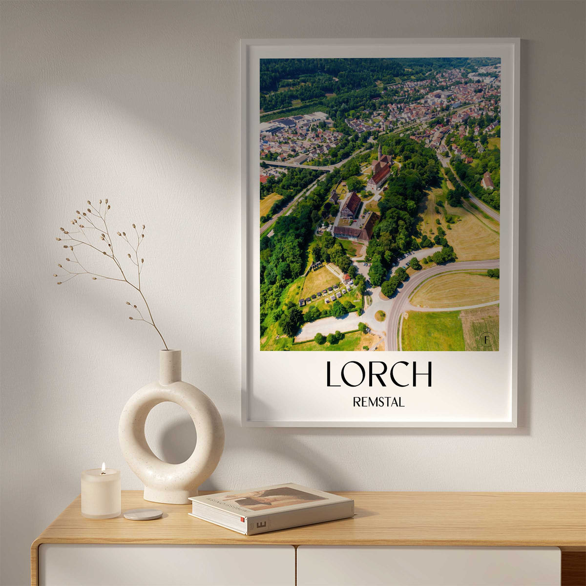 lorch-remstal-deutschland-poster-oil-painting-oelgemaelde