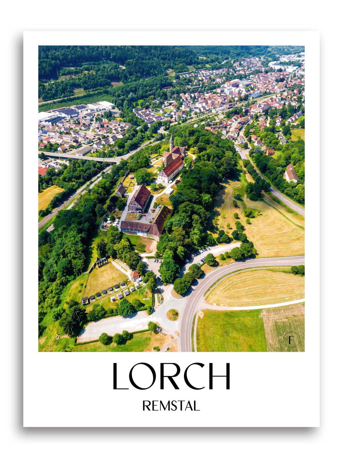 lorch-remstal-deutschland-poster-oil-painting-oelgemaelde