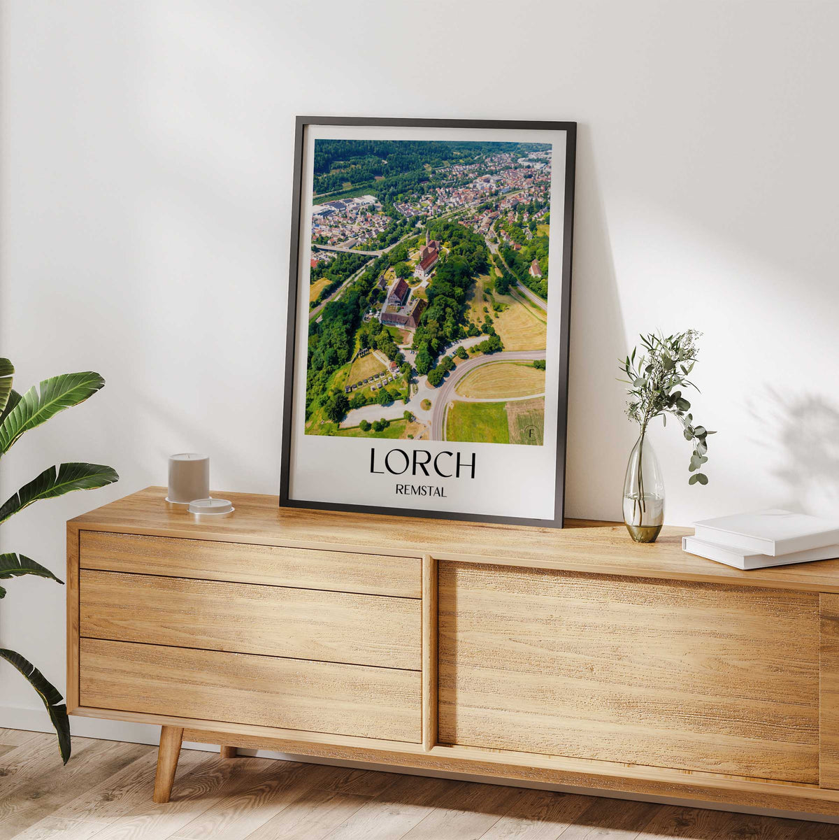 lorch-remstal-deutschland-poster-oil-painting-oelgemaelde