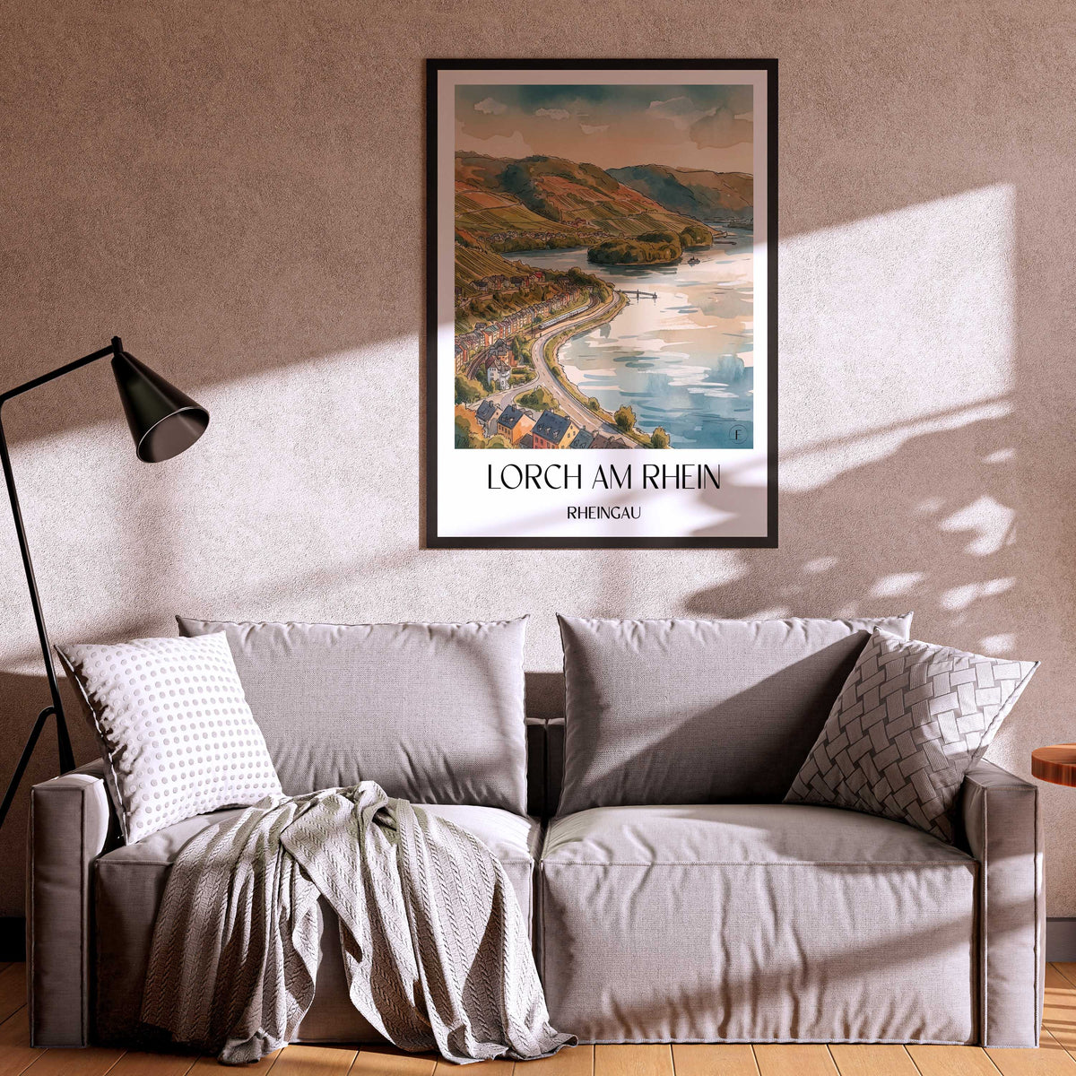 lorch-am-rhein-rheingau-deutschland-poster-aquarell
