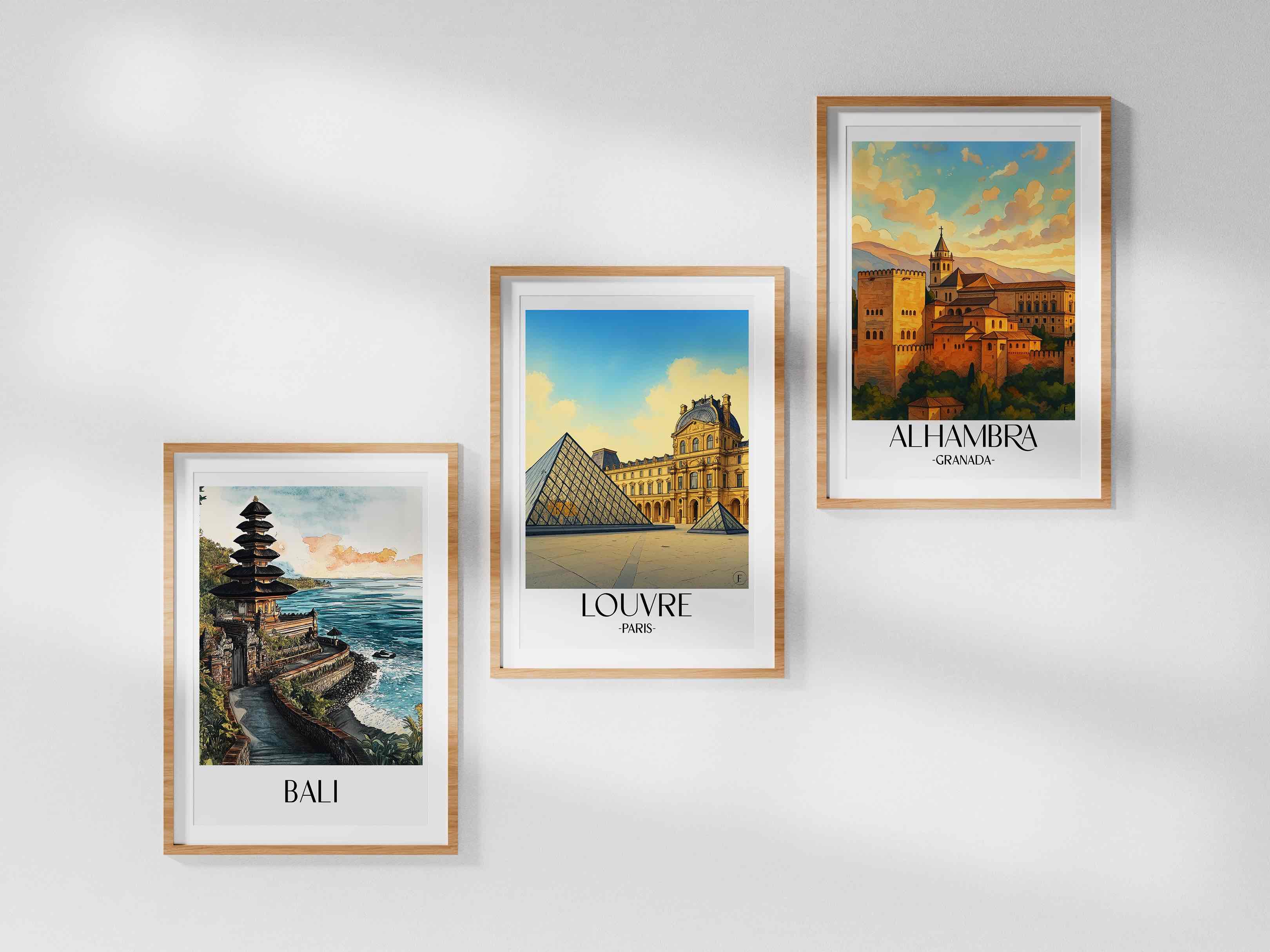 louvre-paris-frankreich-poster-aquarell