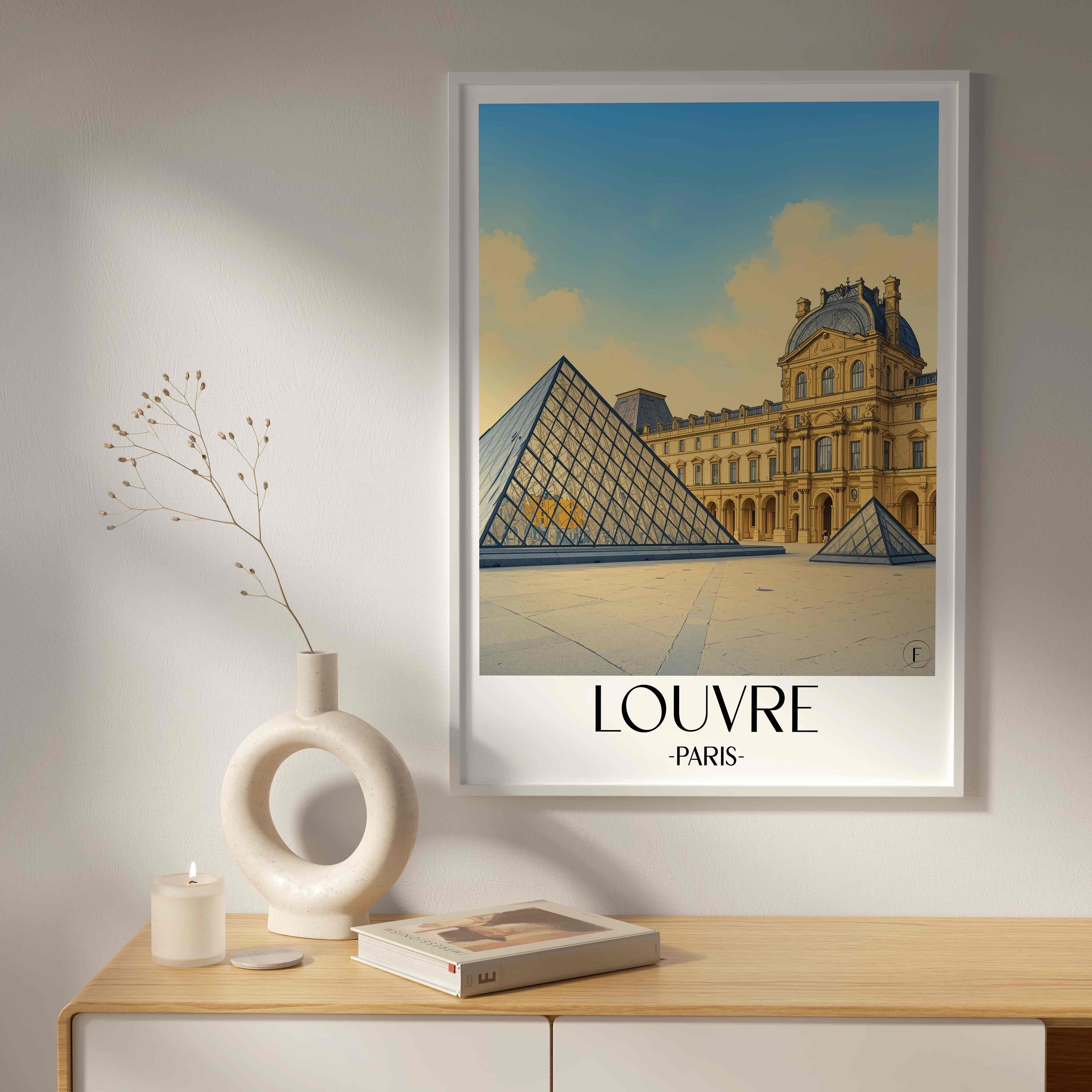louvre-paris-frankreich-poster-aquarell