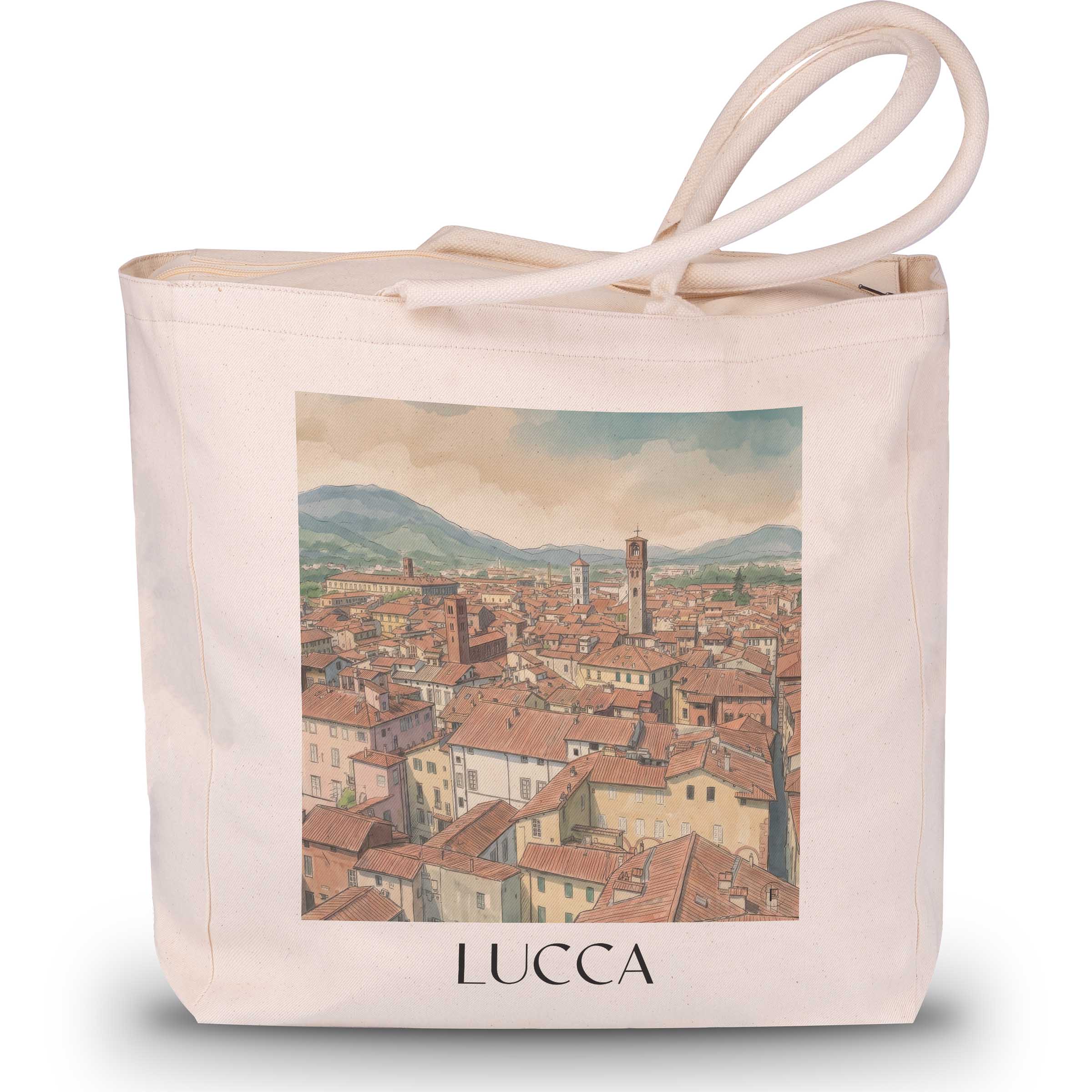 lucca-toskana-italien-einkaufstasche-aquarell