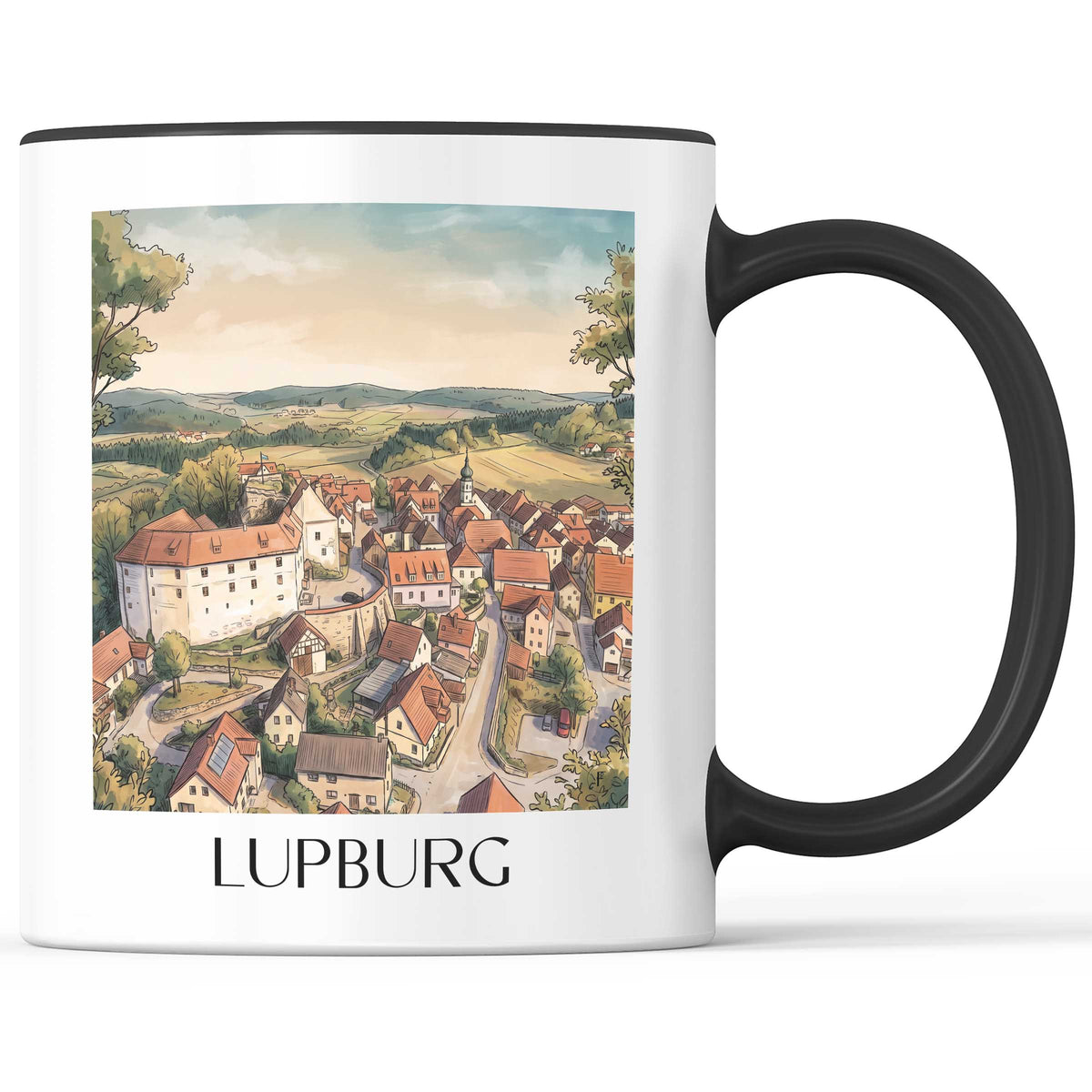 lupburg-bayern-deutschland-kaffeebecher-aquarell