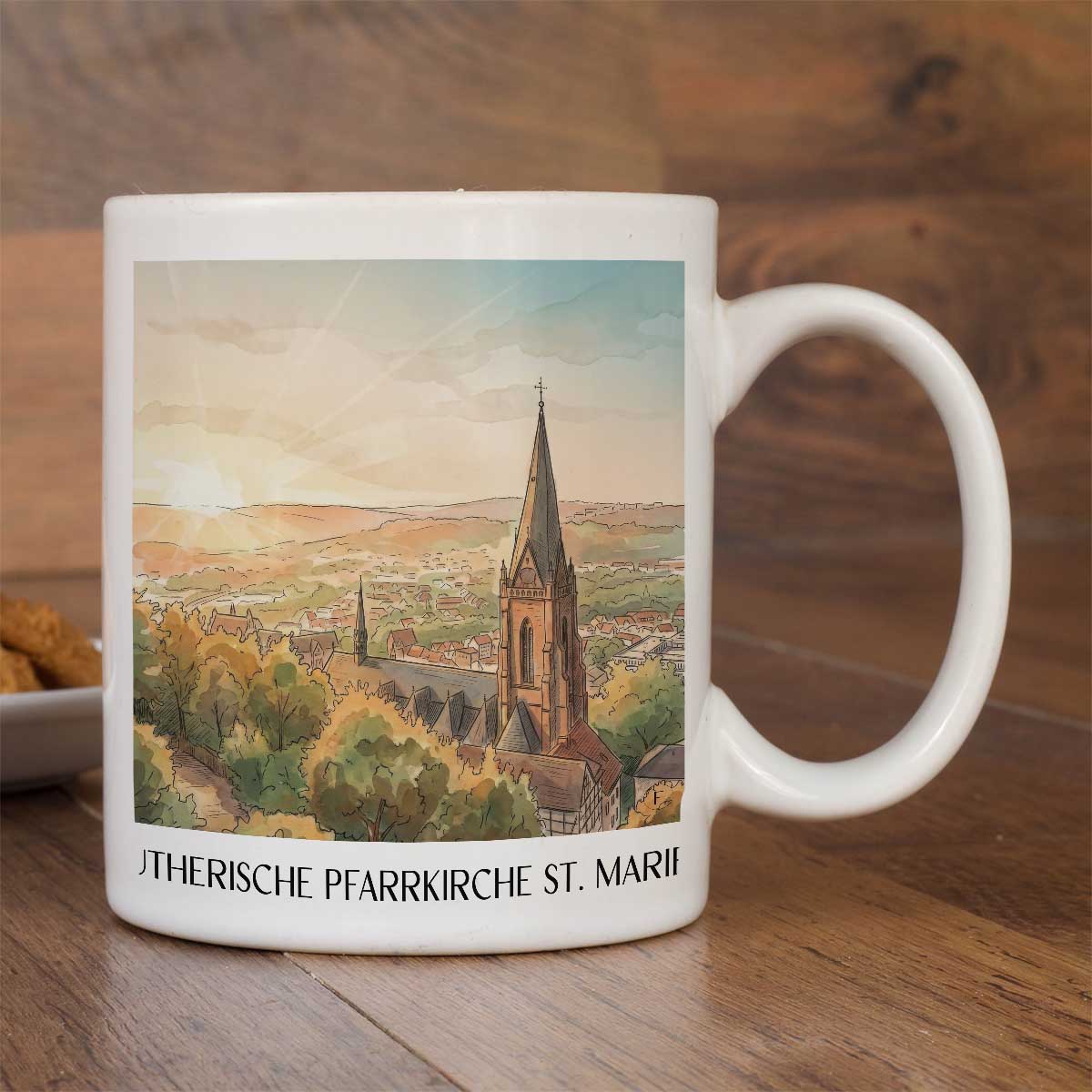 lutherische-pfarrkirche-st.-marien-marburg-deutschland-kaffeebecher-aquarell