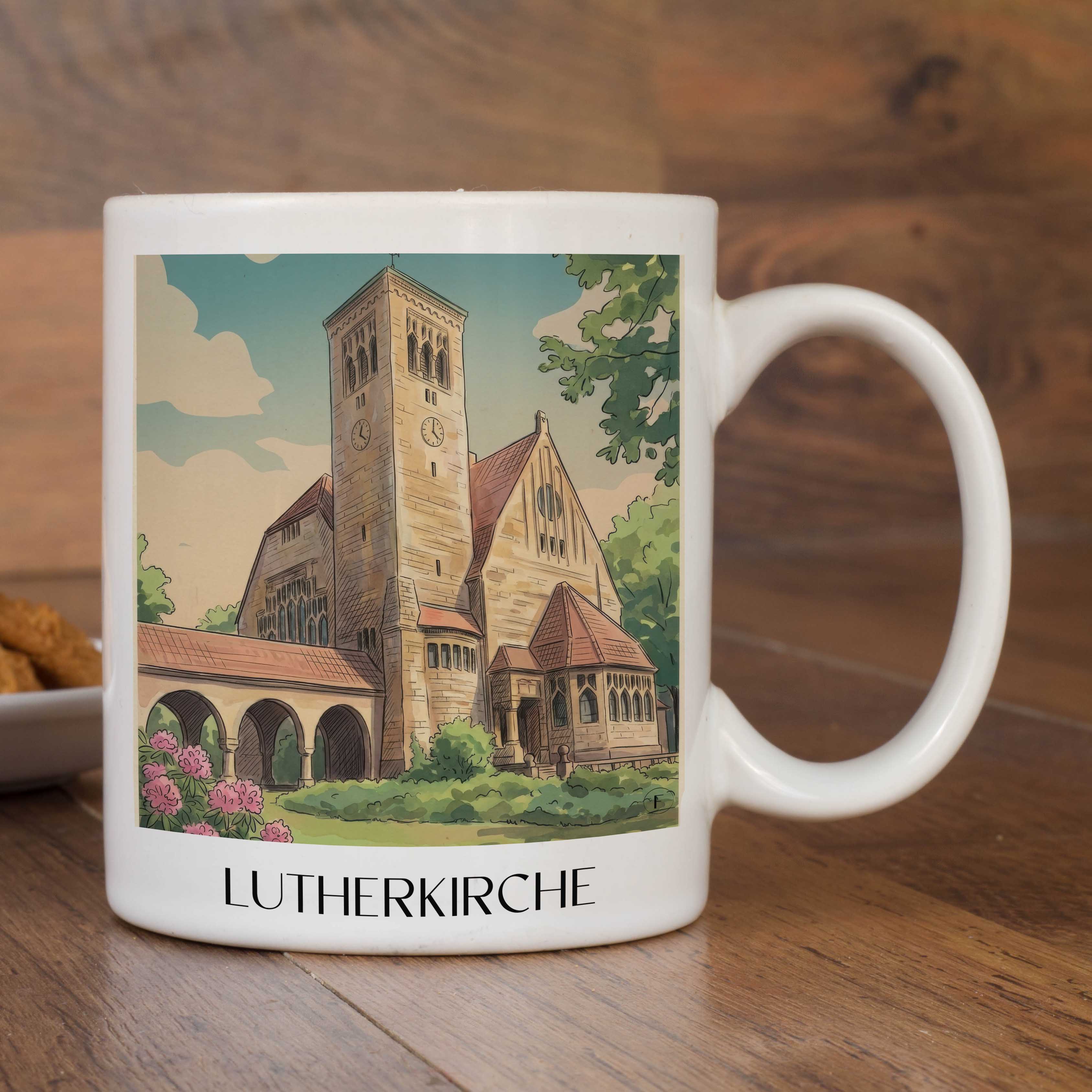 lutherkirche-bochum-deutschland-kaffeebecher-aquarell