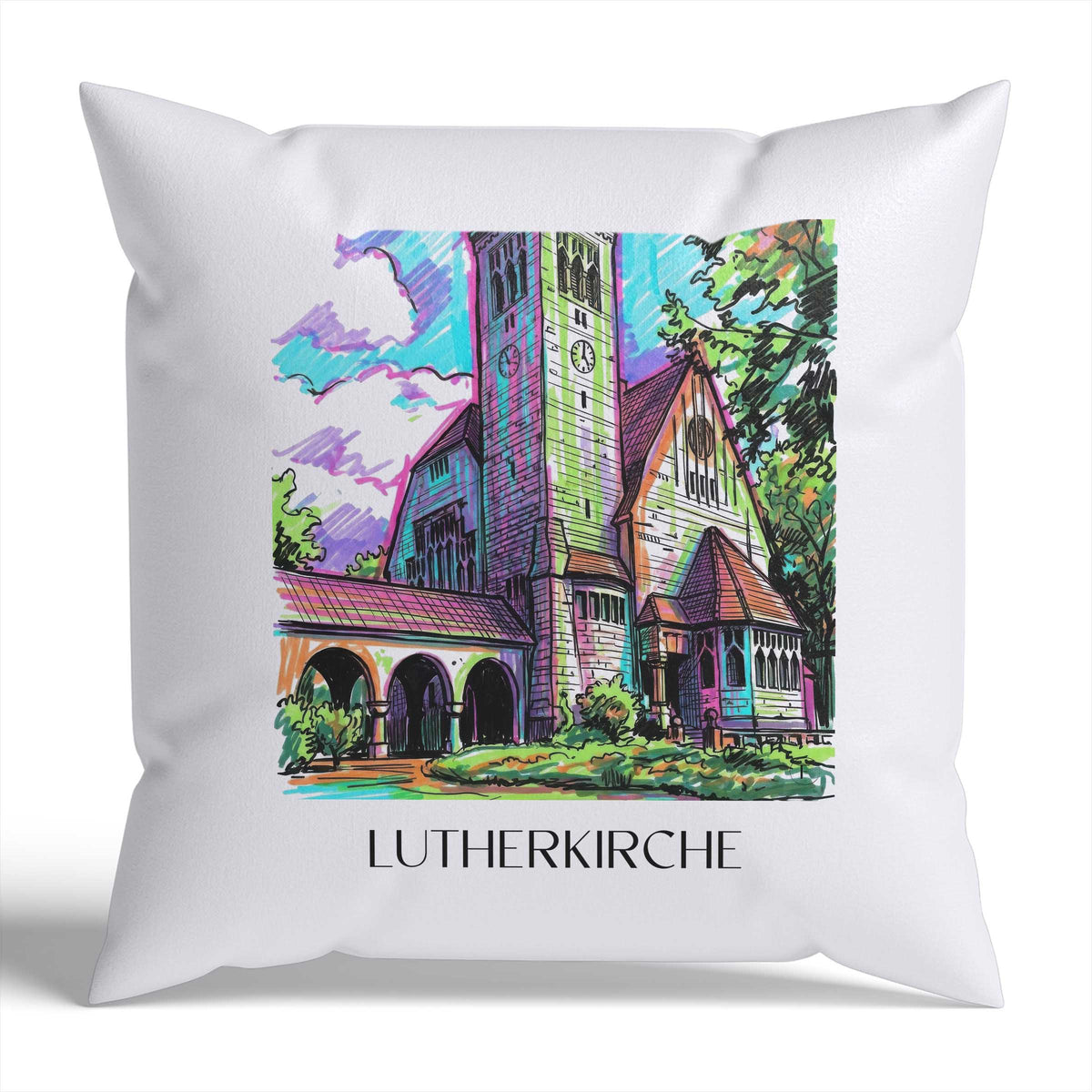 lutherkirche-bochum-deutschland-kissenbezug-graffiti
