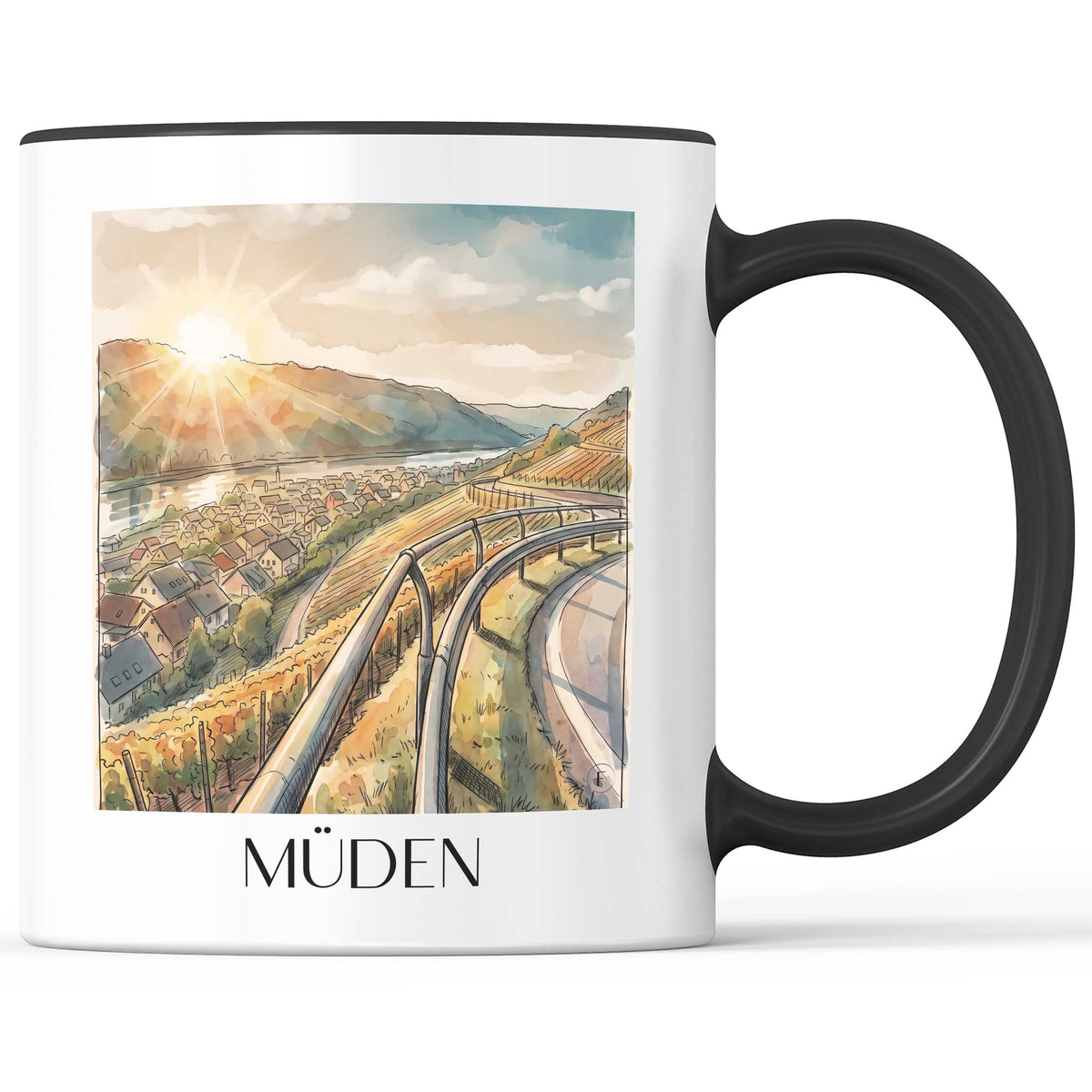 müden-mosel-deutschland-kaffeebecher-aquarell