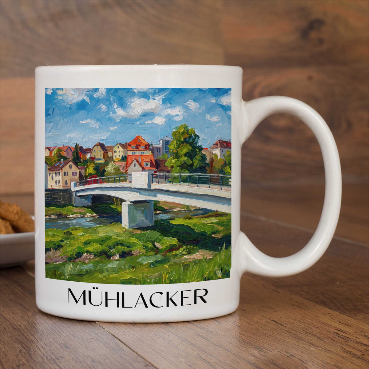 mühlacker-enztal-deutschland-kaffeebecher-oil-painting-oelgemaelde