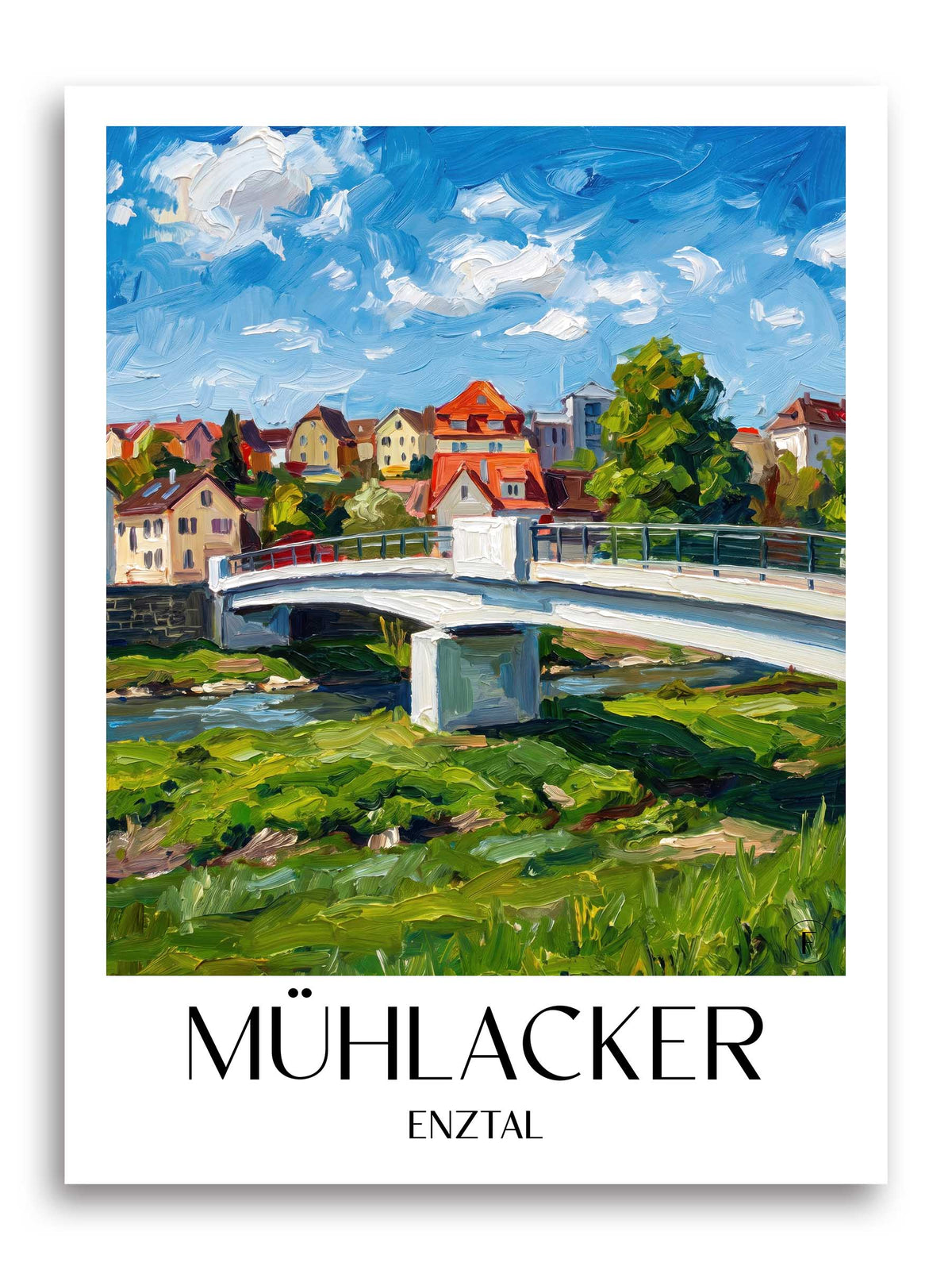 mühlacker-enztal-deutschland-poster-oil-painting-oelgemaelde