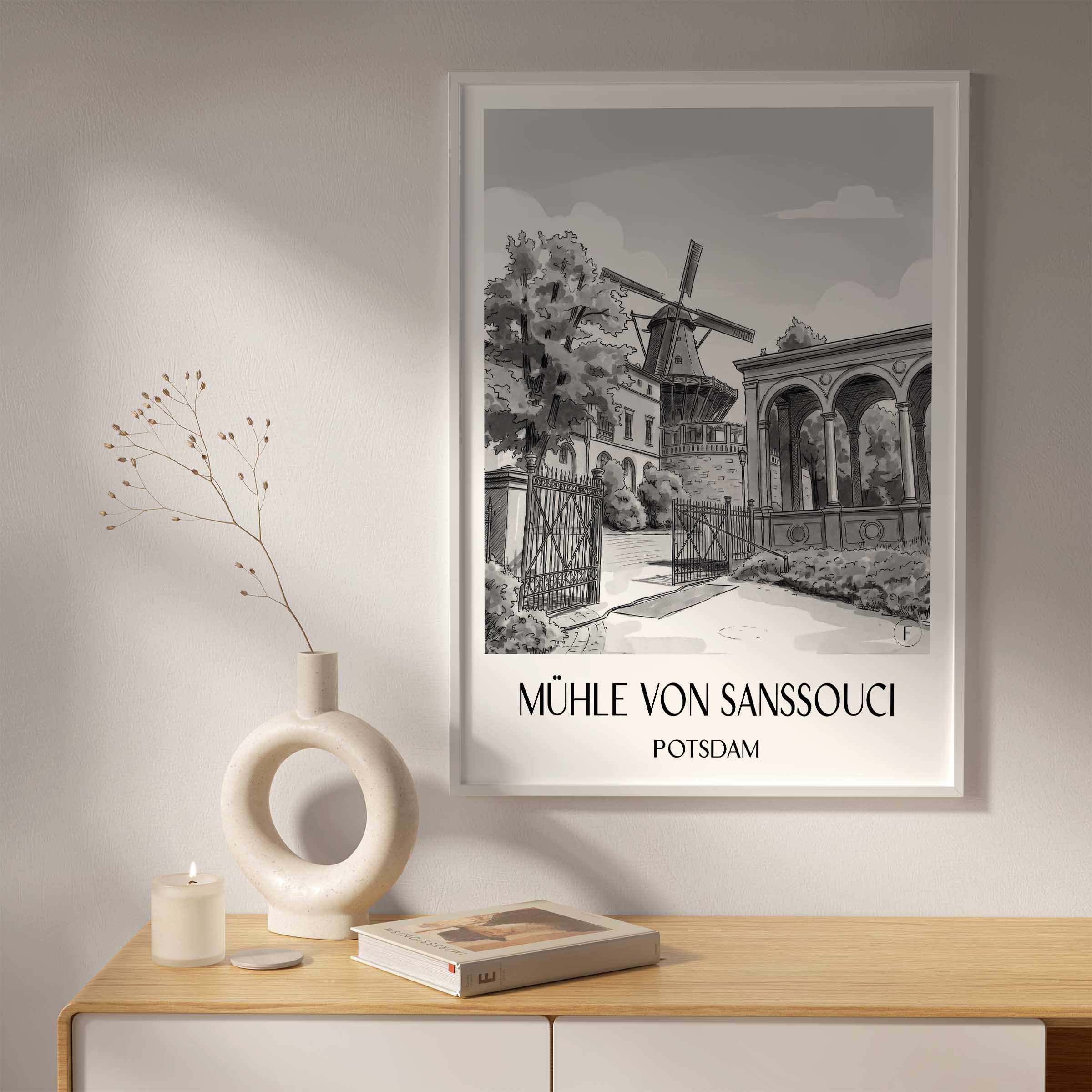mühle-von-sanssouci-potsdam-deutschland-poster-aquarell-schwarz-weiss
