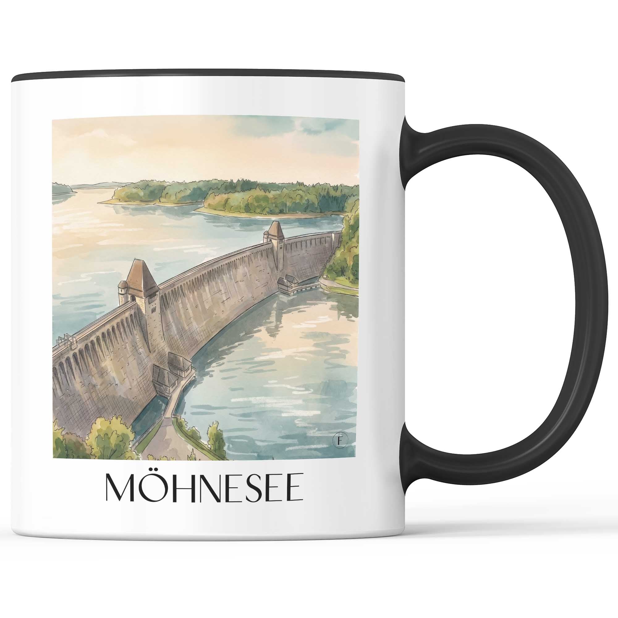 möhnesee-sauerland-deutschland-kaffeebecher-aquarell