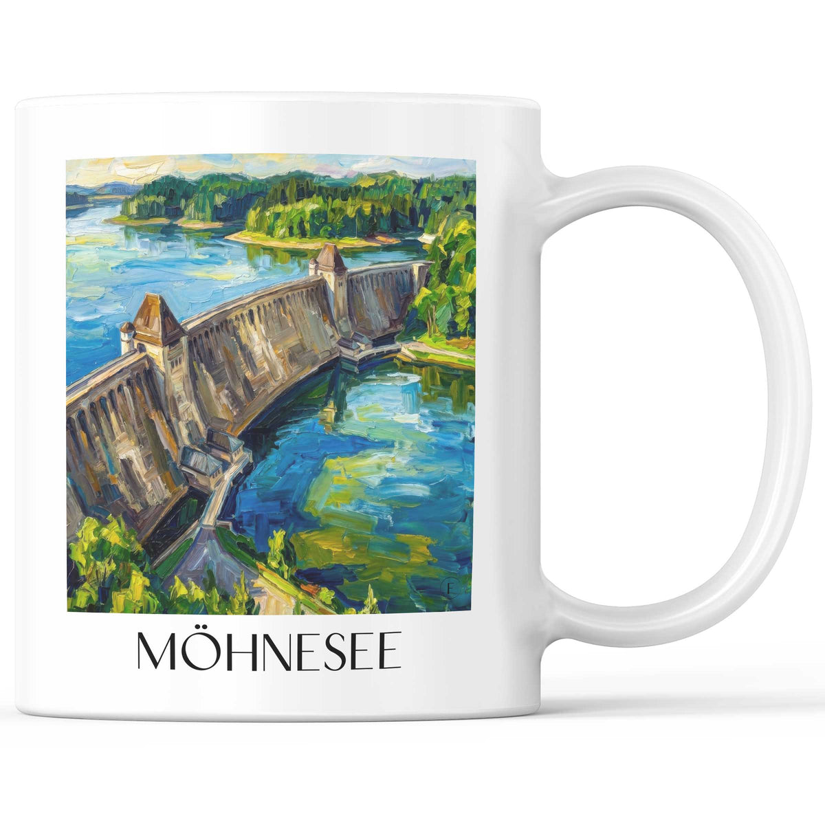 möhnesee-sauerland-deutschland-kaffeebecher-oil-painting-oelgemaelde