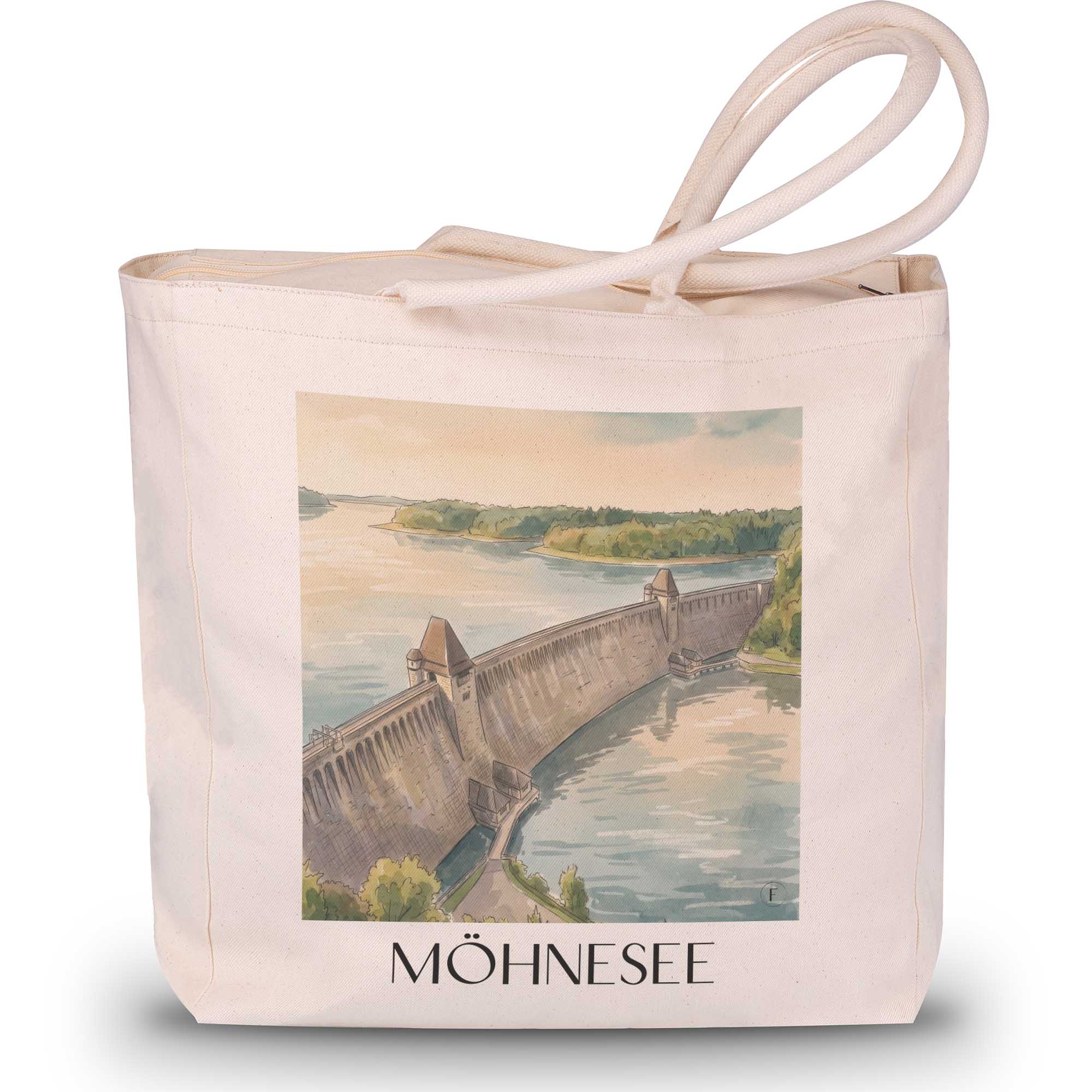 möhnesee-sauerland-deutschland-einkaufstasche-aquarell