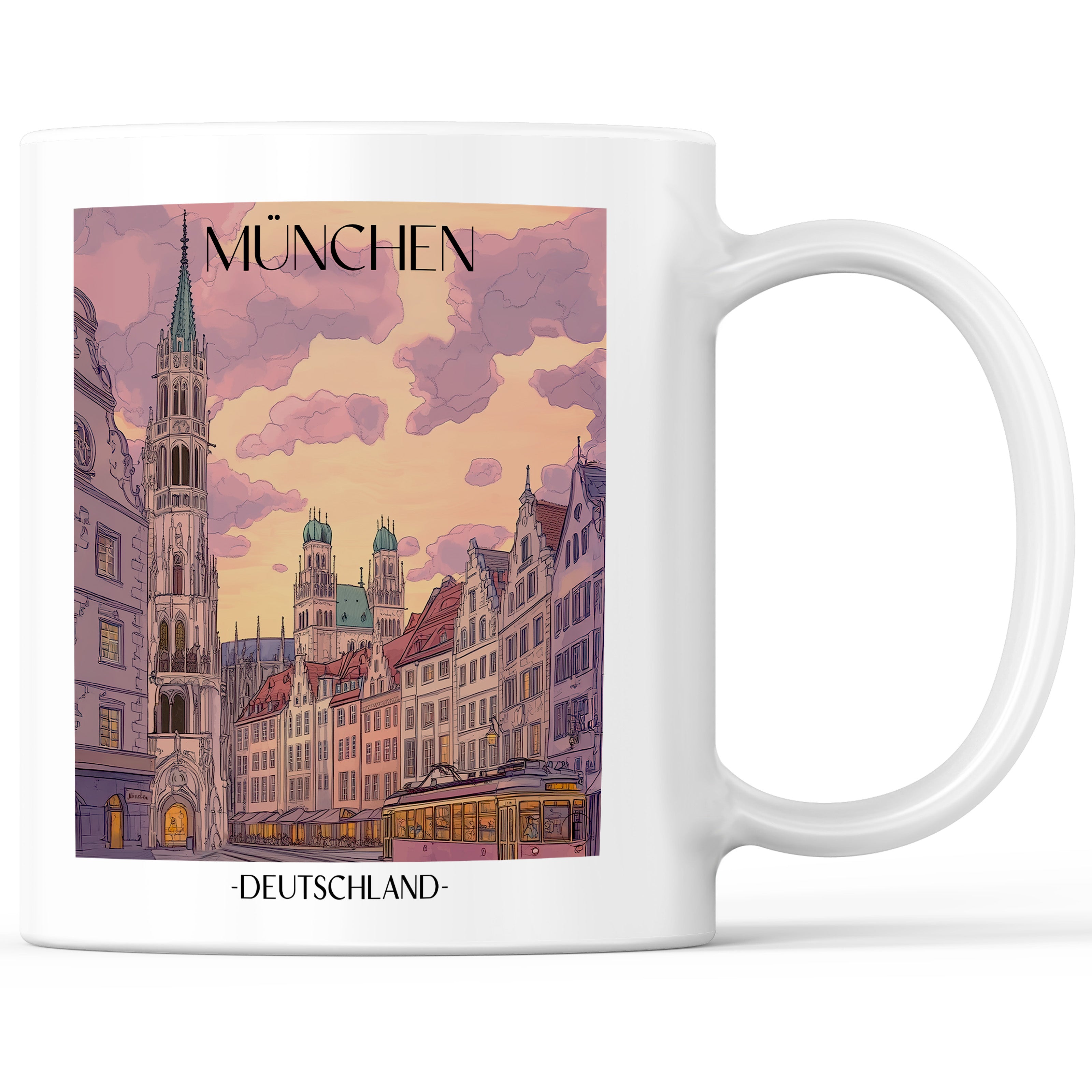 münchen-deutschland-einkaufstasche-aquarell