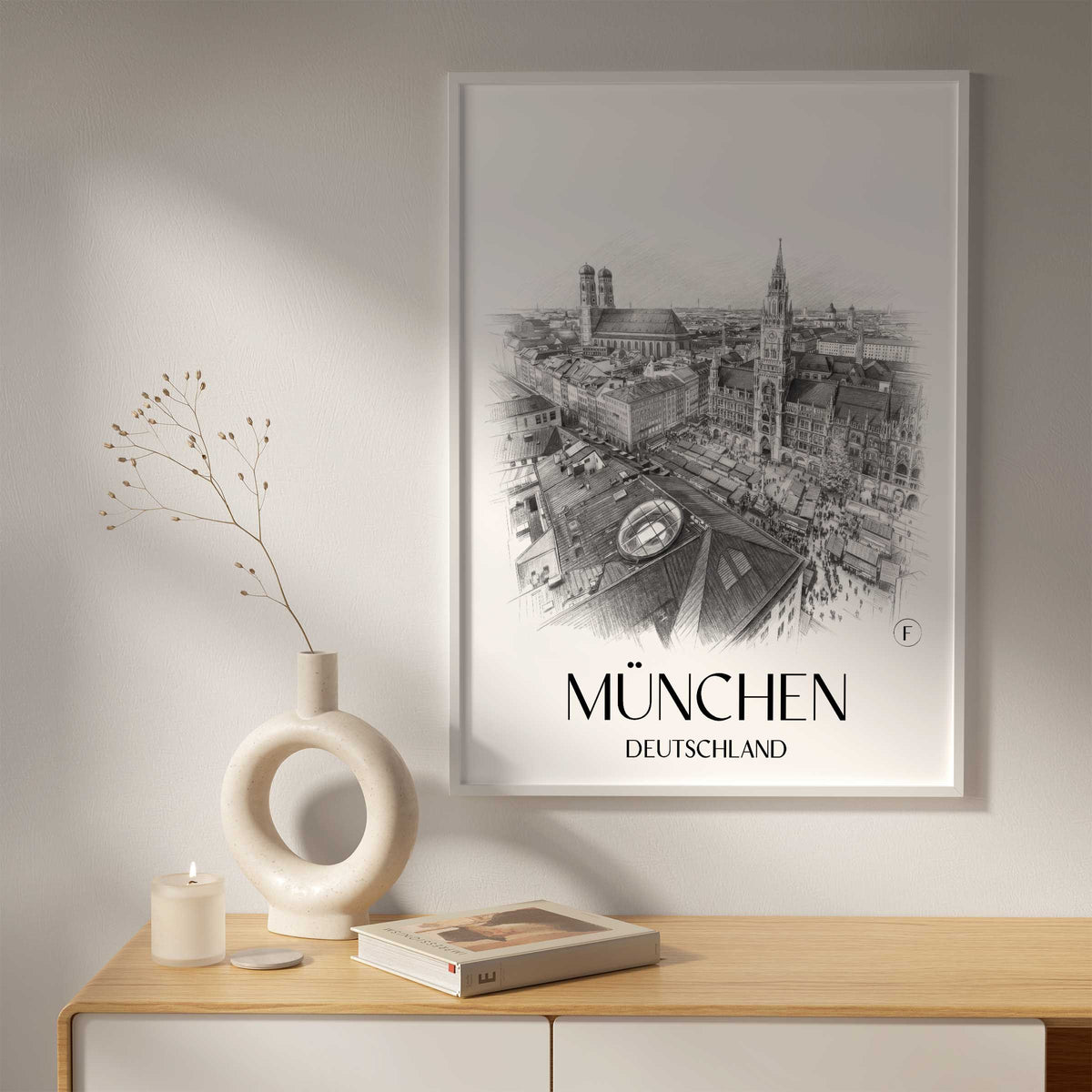 münchen-deutschland-poster-bleistift-zeichnung-drawing