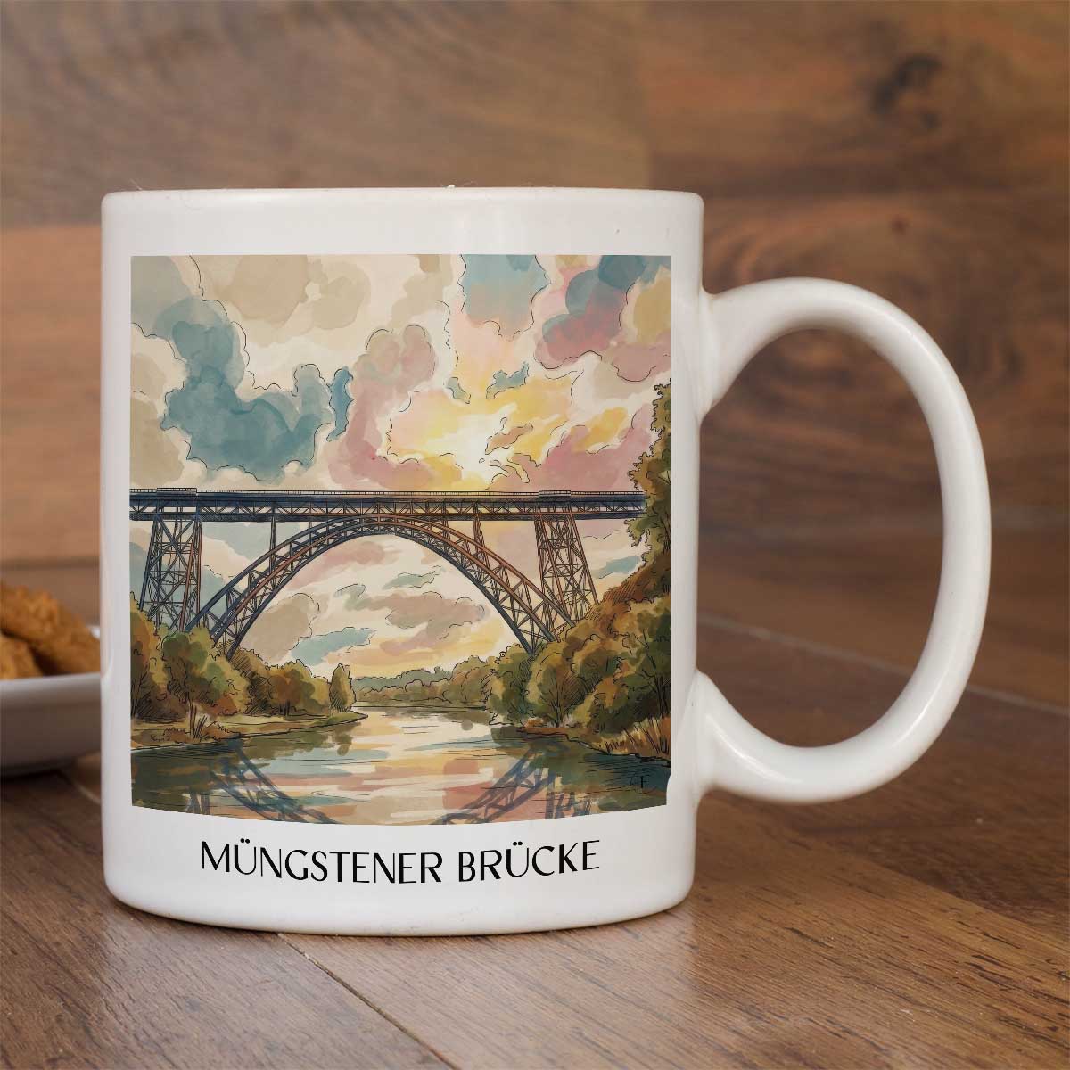 müngstener-brücke-remscheid-deutschland-kaffeebecher-aquarell