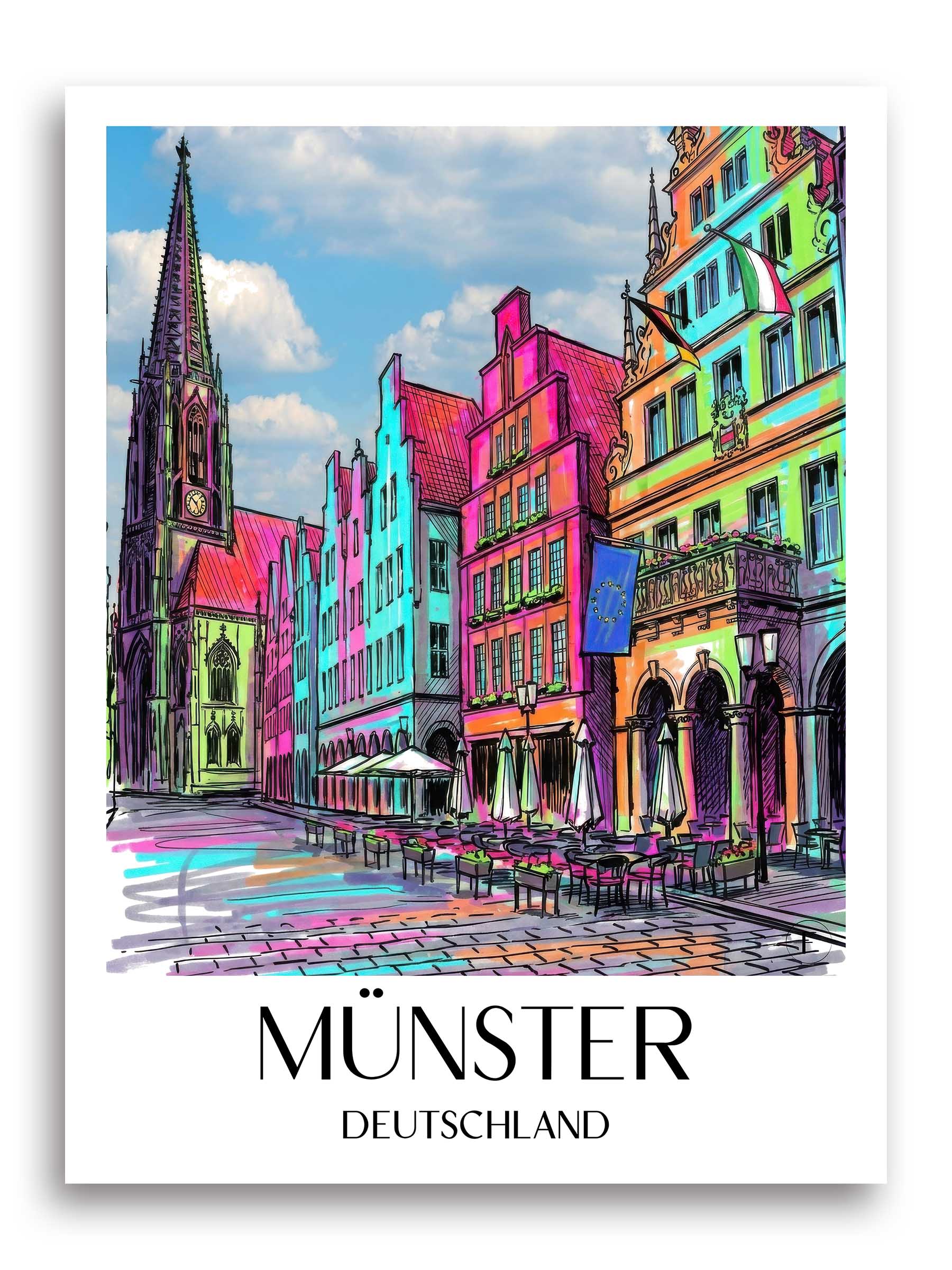 münster-deutschland-poster-graffiti