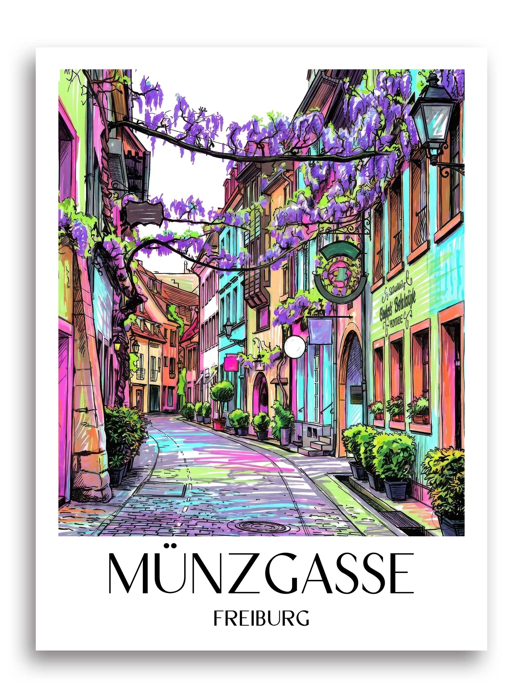 münzgasse-freiburg-deutschland-poster-graffiti