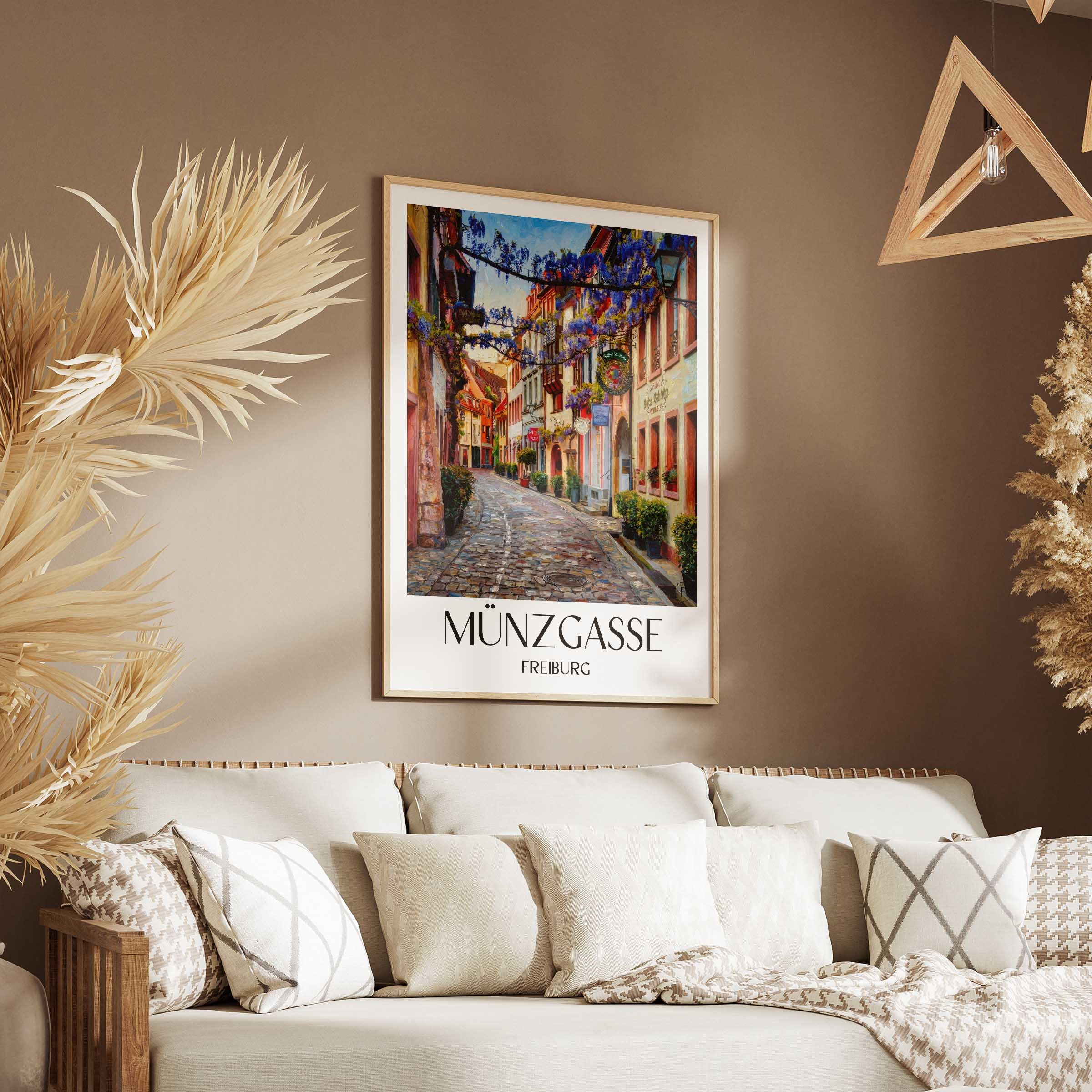 münzgasse-freiburg-deutschland-poster-oil-painting-oelgemaelde