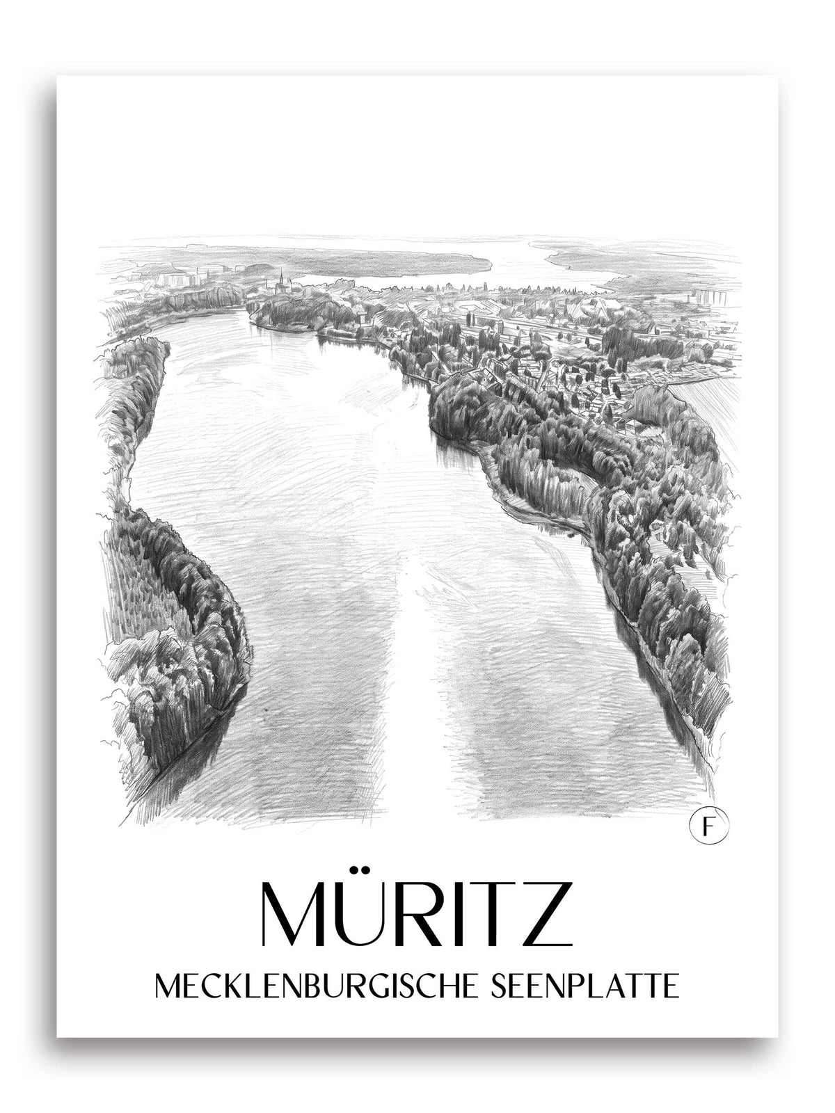 müritz-mecklenburgische-seenplatte-deutschland-poster-bleistift-zeichnung-drawing