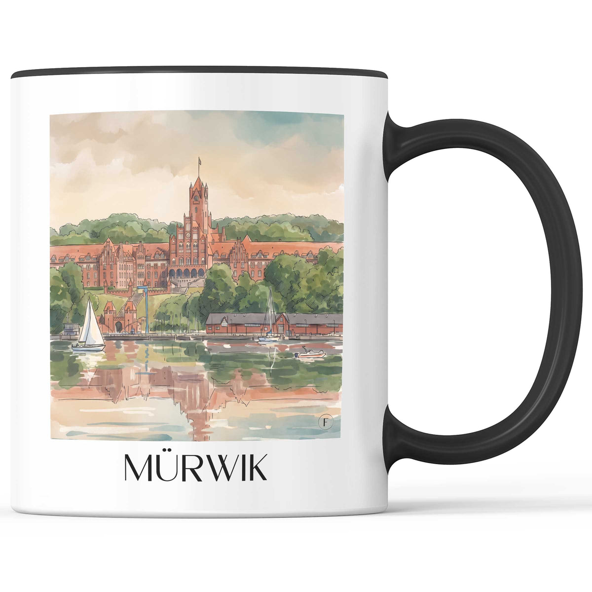 mürwik-schleswig-holstein-deutschland-kaffeebecher-aquarell
