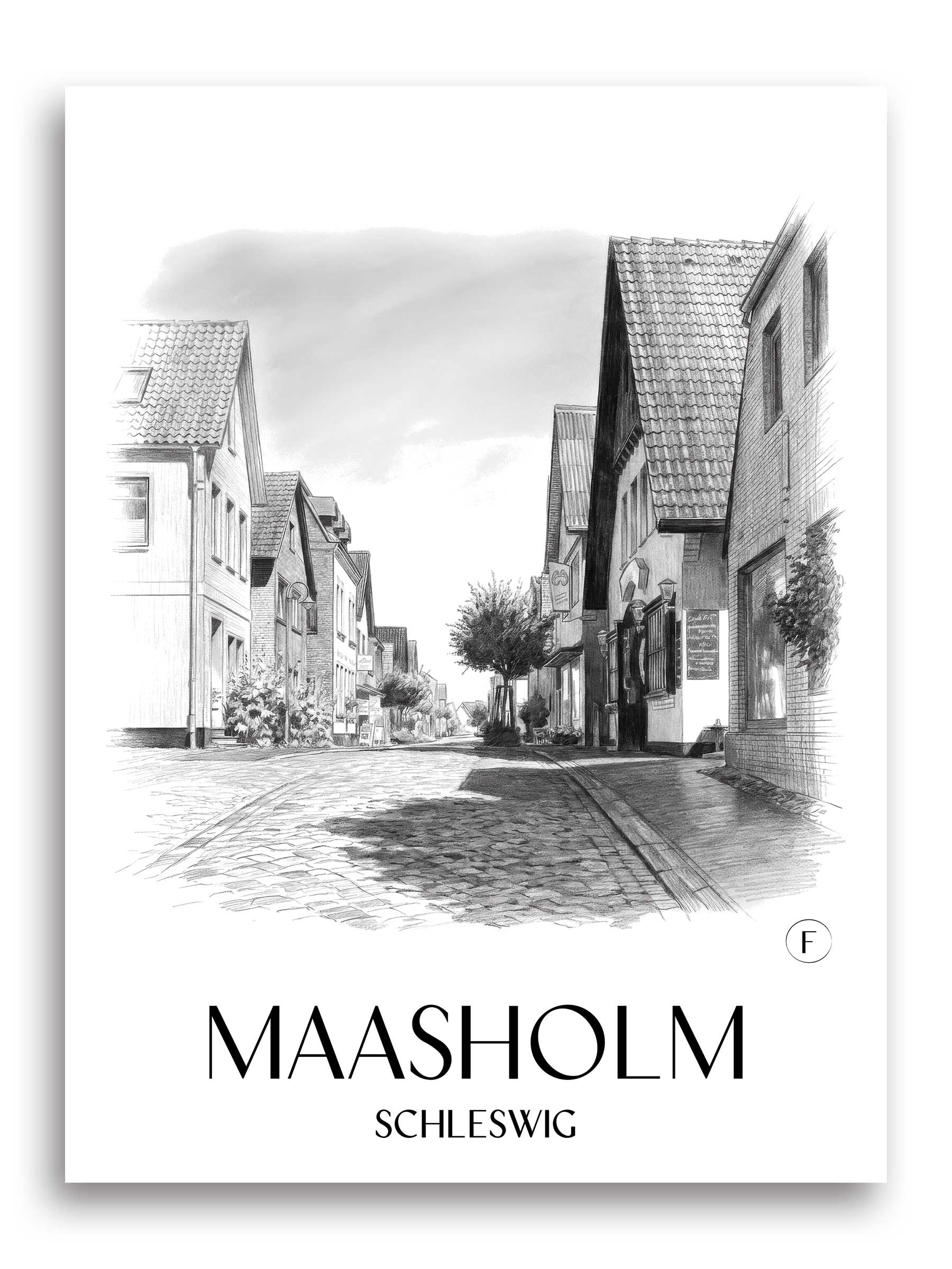 maasholm-schleswig-deutschland-poster-bleistift-zeichnung-drawing