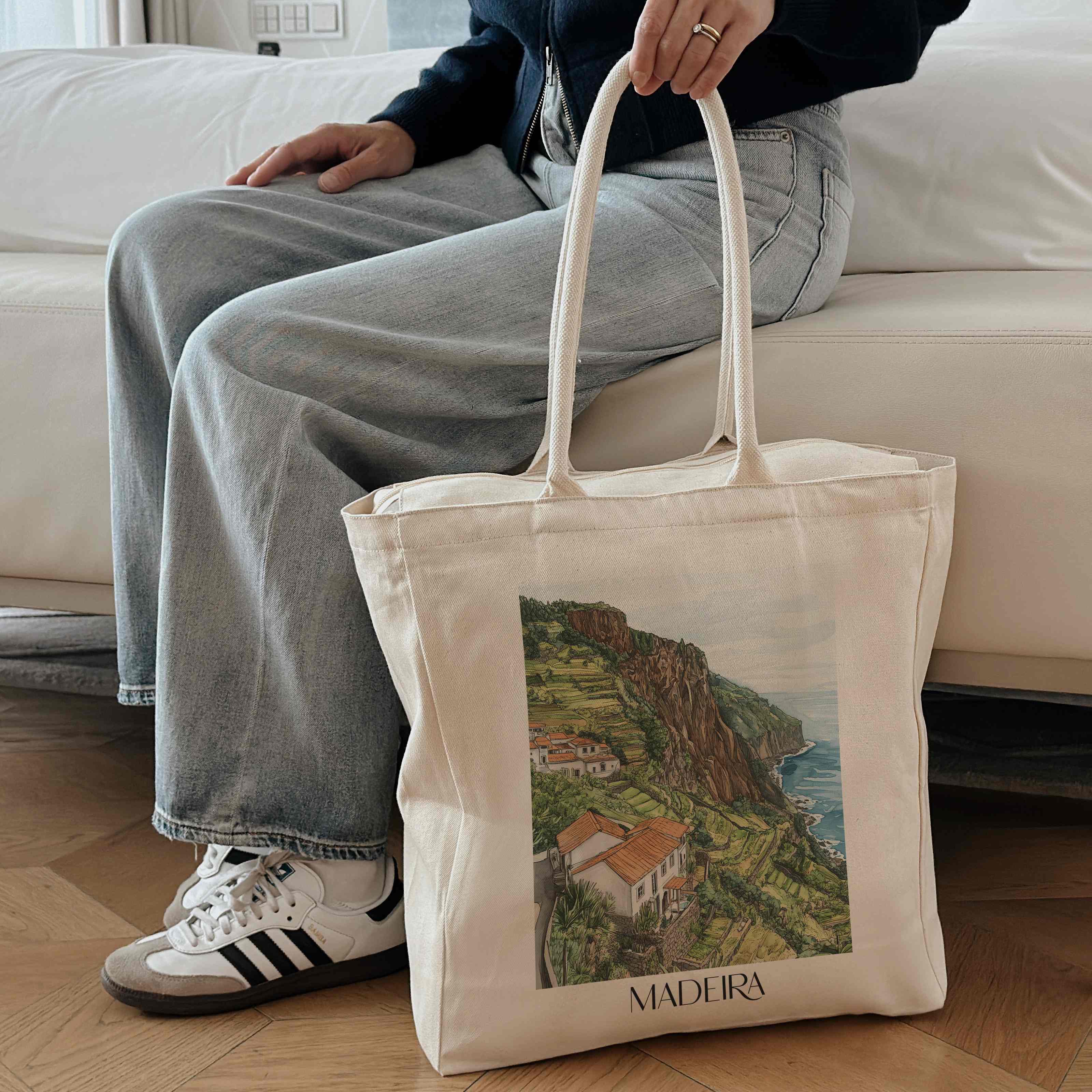 madeira-portugal-einkaufstasche-aquarell