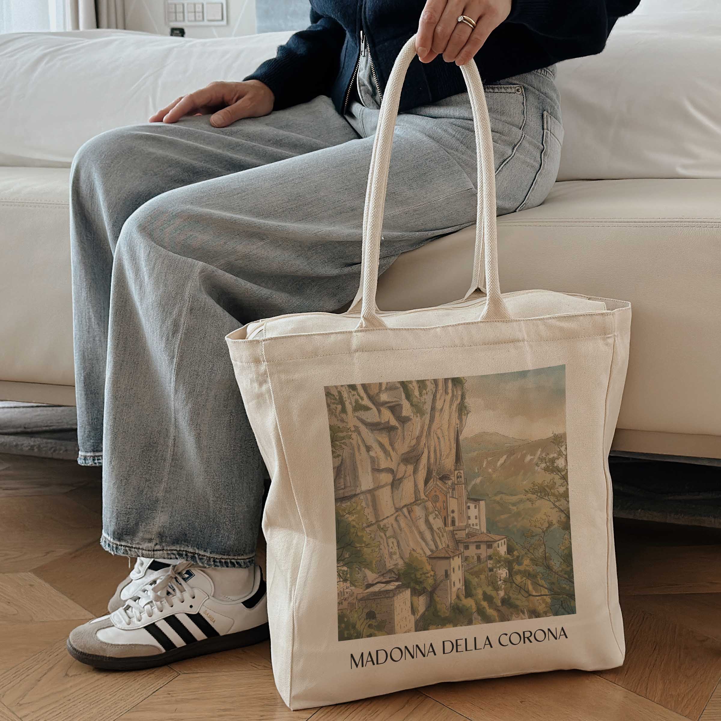 madonna-della-corona-venetien-italien-einkaufstasche-aquarell