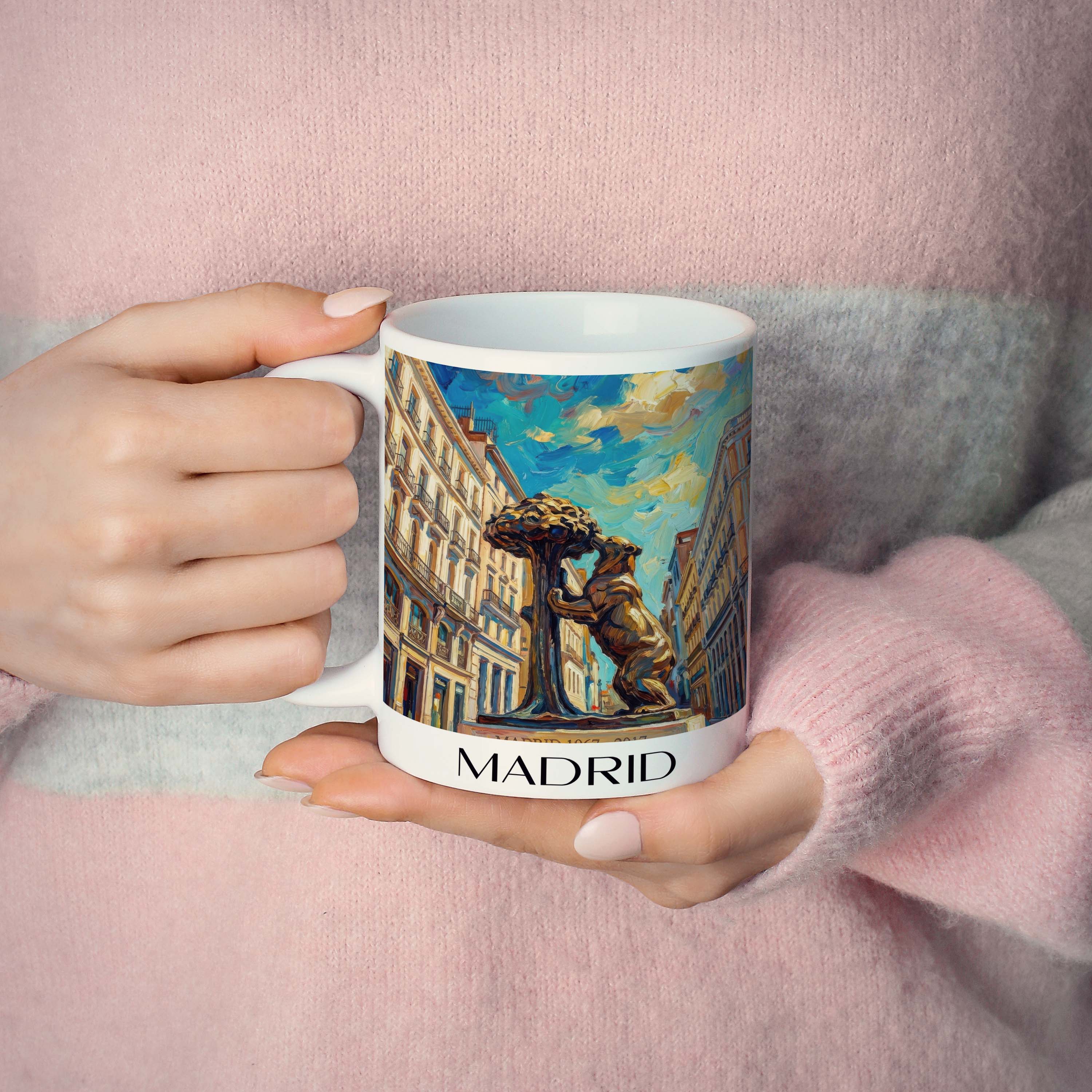 madrid-spanien-spanien-kaffeebecher-oil-painting-oelgemaelde