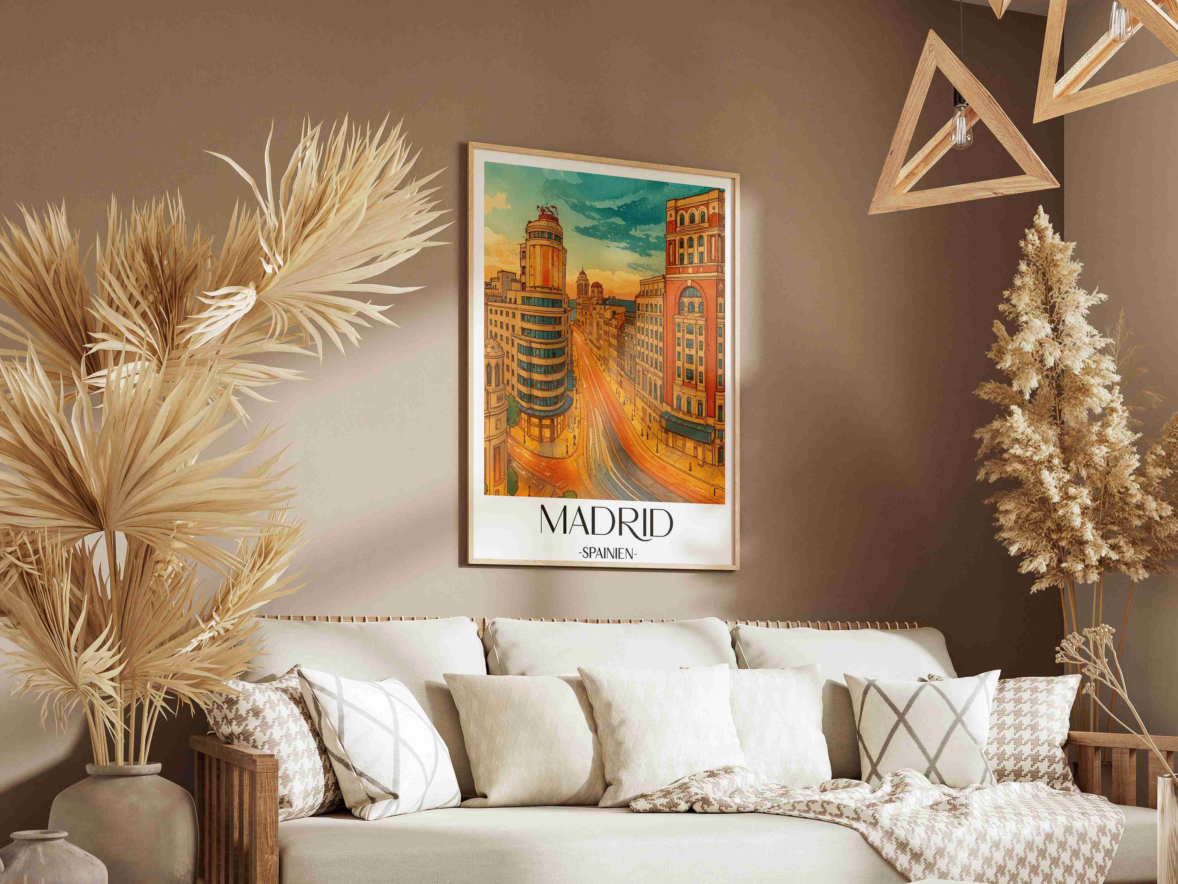 madrid-spanien-poster-aquarell
