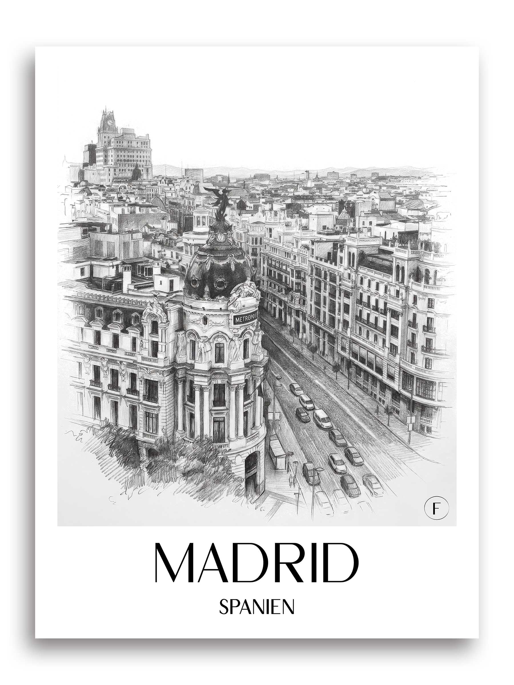 madrid-spanien-poster-bleistift-zeichnung-drawing