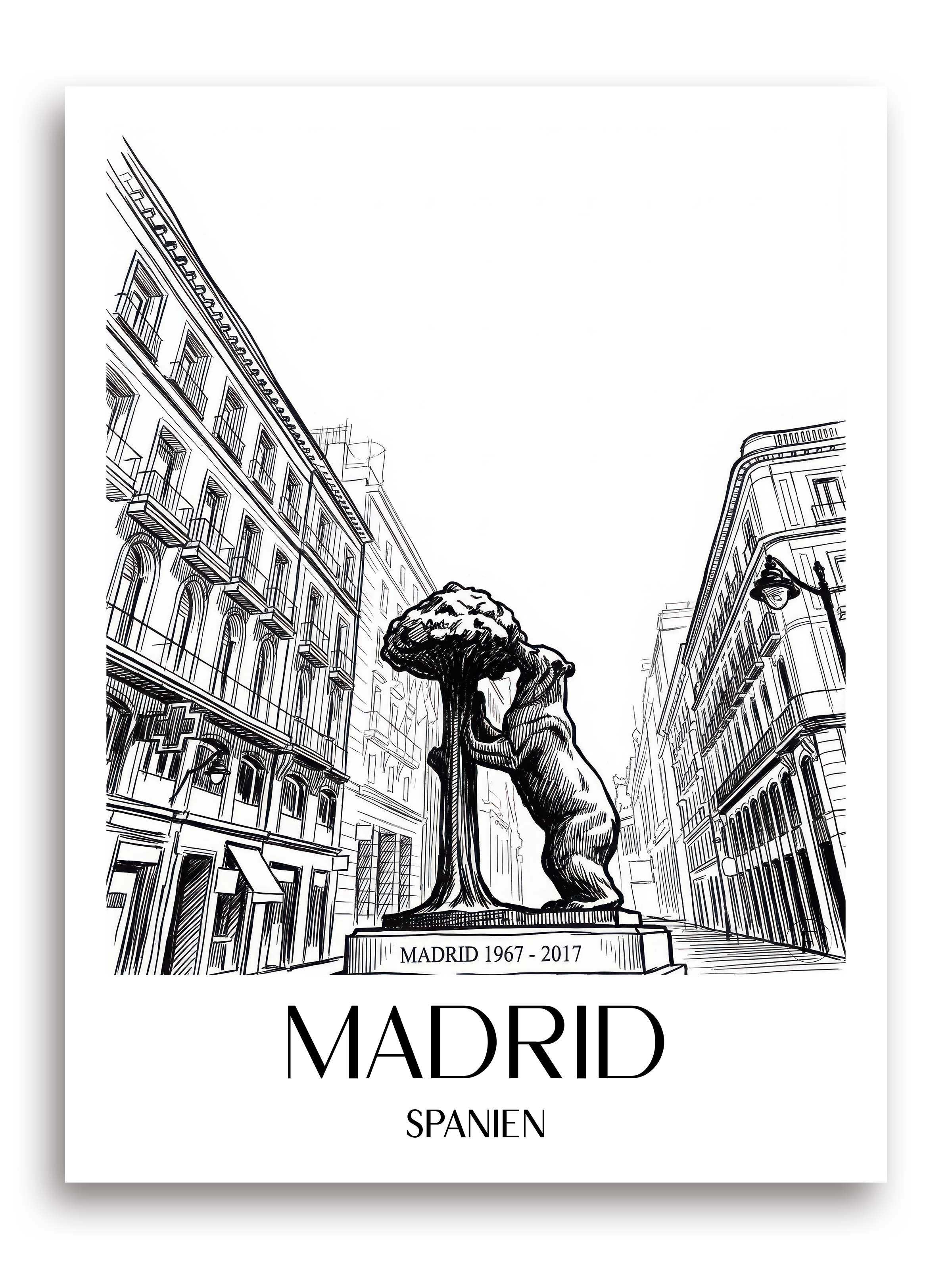 madrid-spanien-spanien-poster-skizze