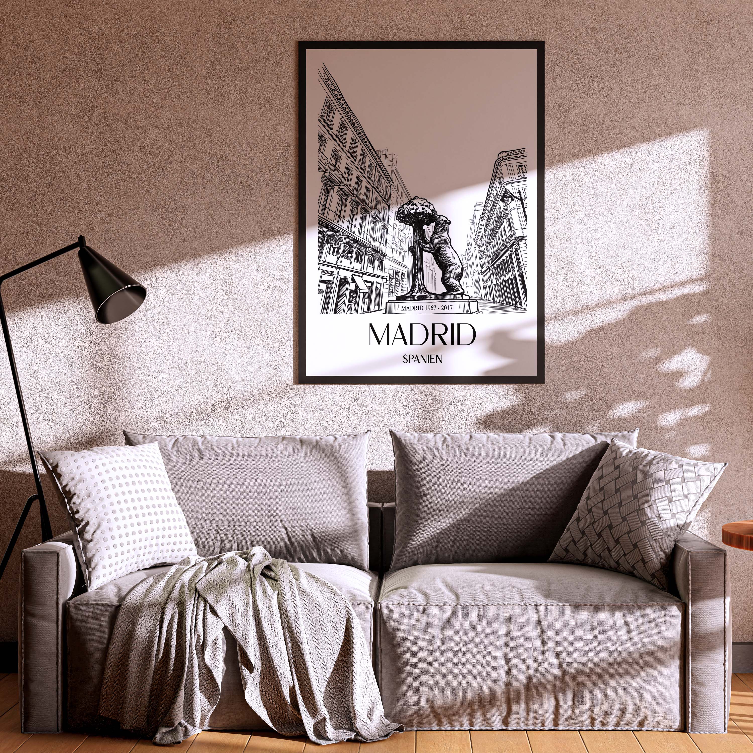 madrid-spanien-spanien-poster-skizze