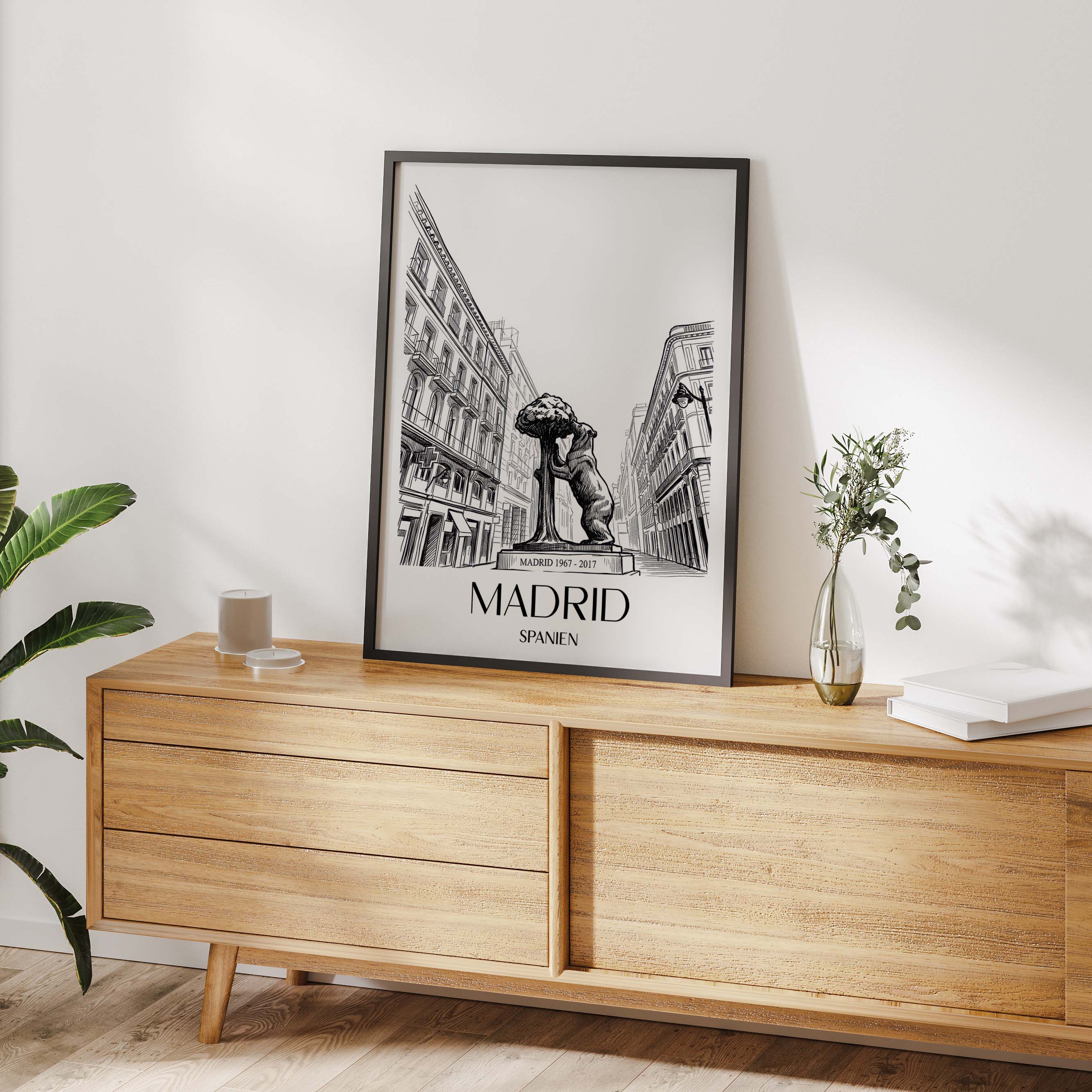 madrid-spanien-spanien-poster-skizze