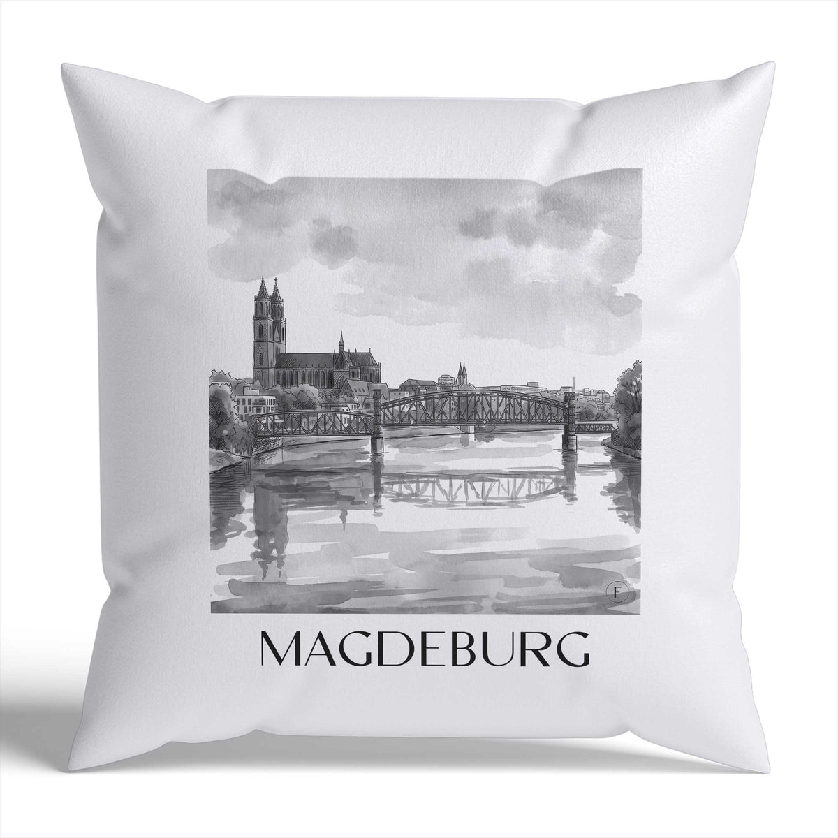 magdeburg-sachsen-anhalt-deutschland-kissenbezug-aquarell-schwarz-weiss